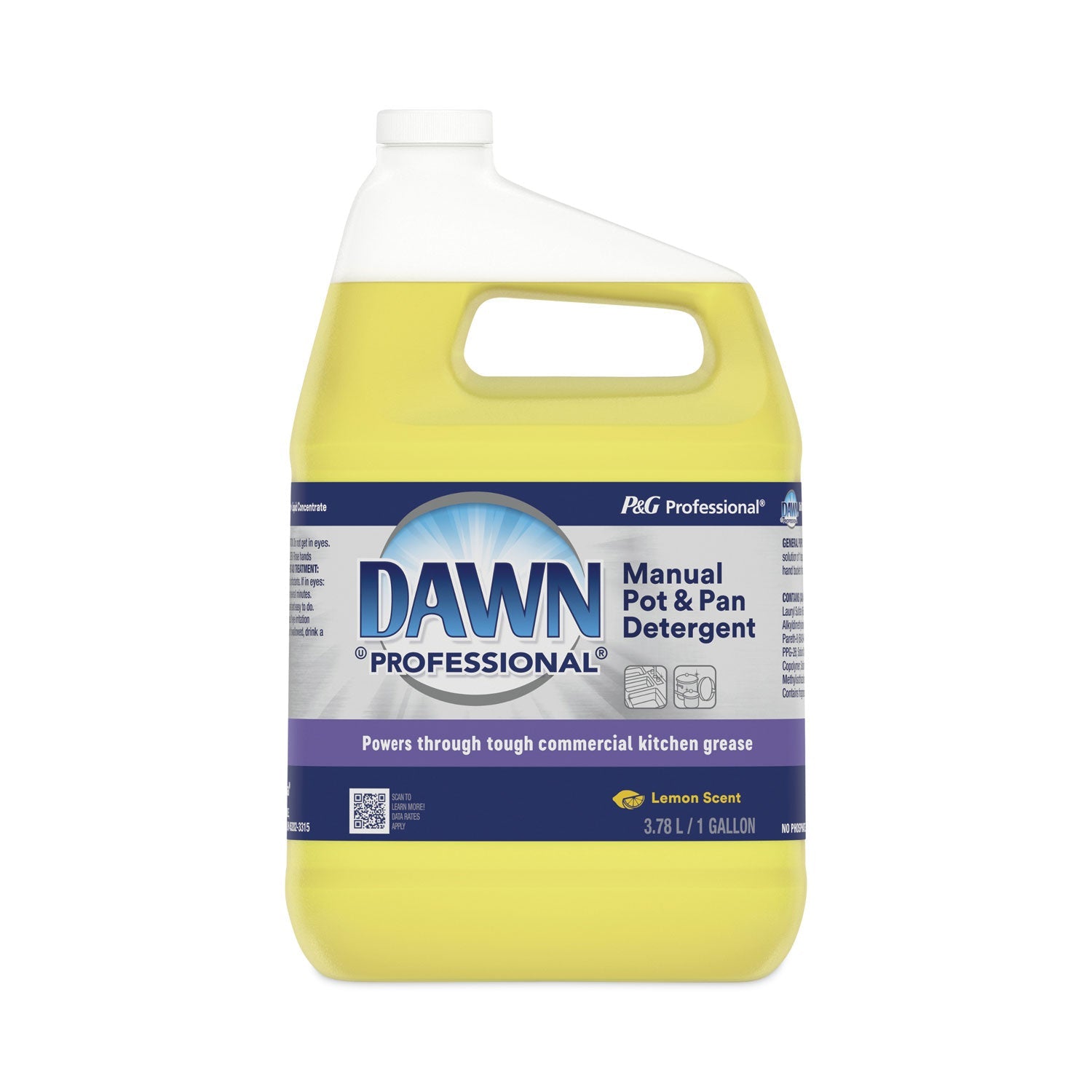Dawn® Professional Manual Pot/pan Dish Detergent, Lemon, 4/carton