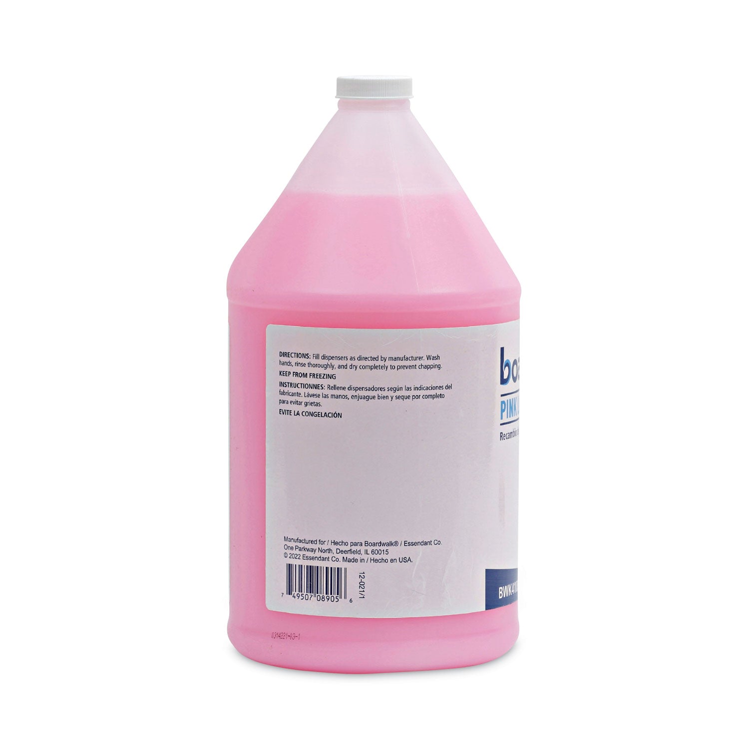 Boardwalk® Mild Cleansing Pink Lotion Hand Soap Refill, Cherry Scent, 1 gal Bottle, 4/Carton
