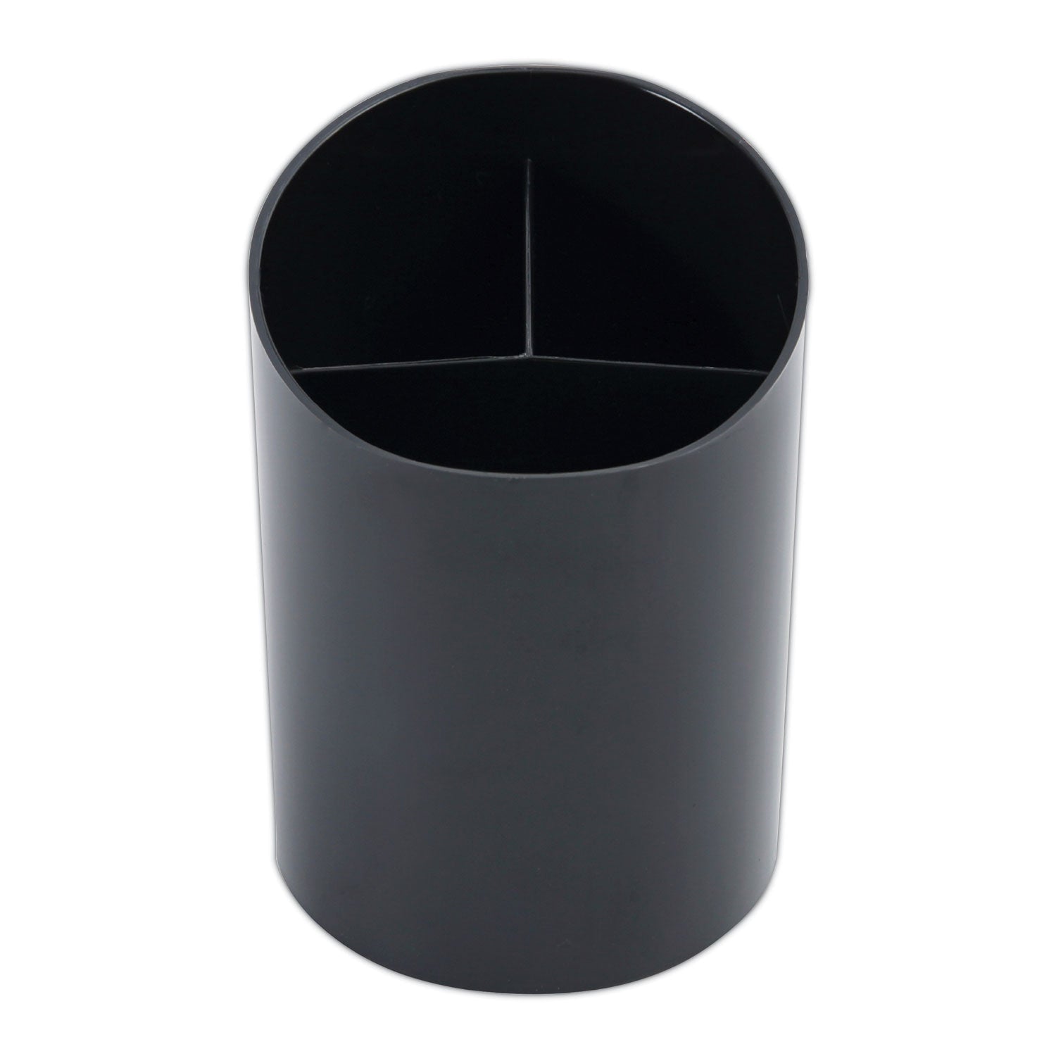 Universal® Recycled Big Pencil Cup, Plastic, 4.38" Diameter x 5.63"h, Black