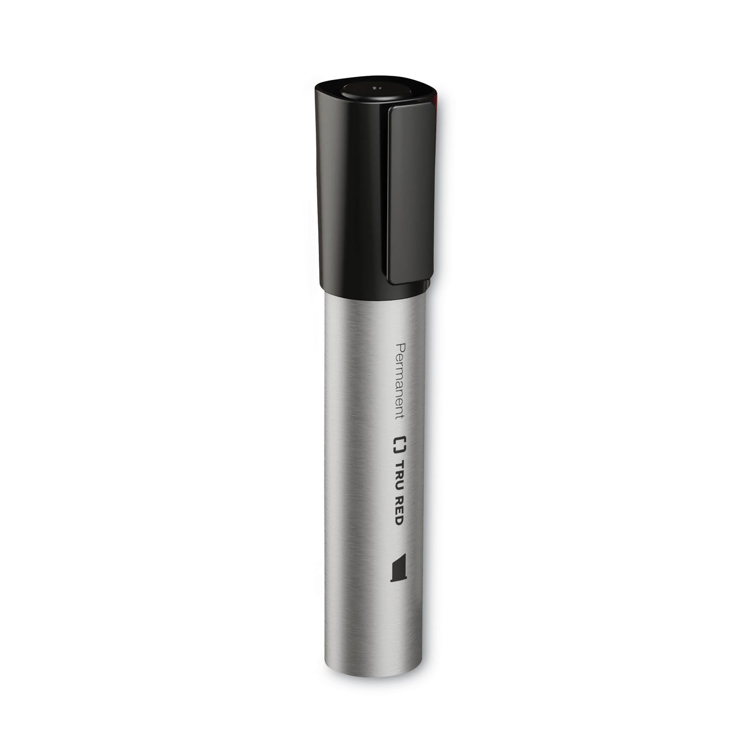 TRU RED™ Xl Permanent Marker, Extra-Broad Chisel Tip, Black