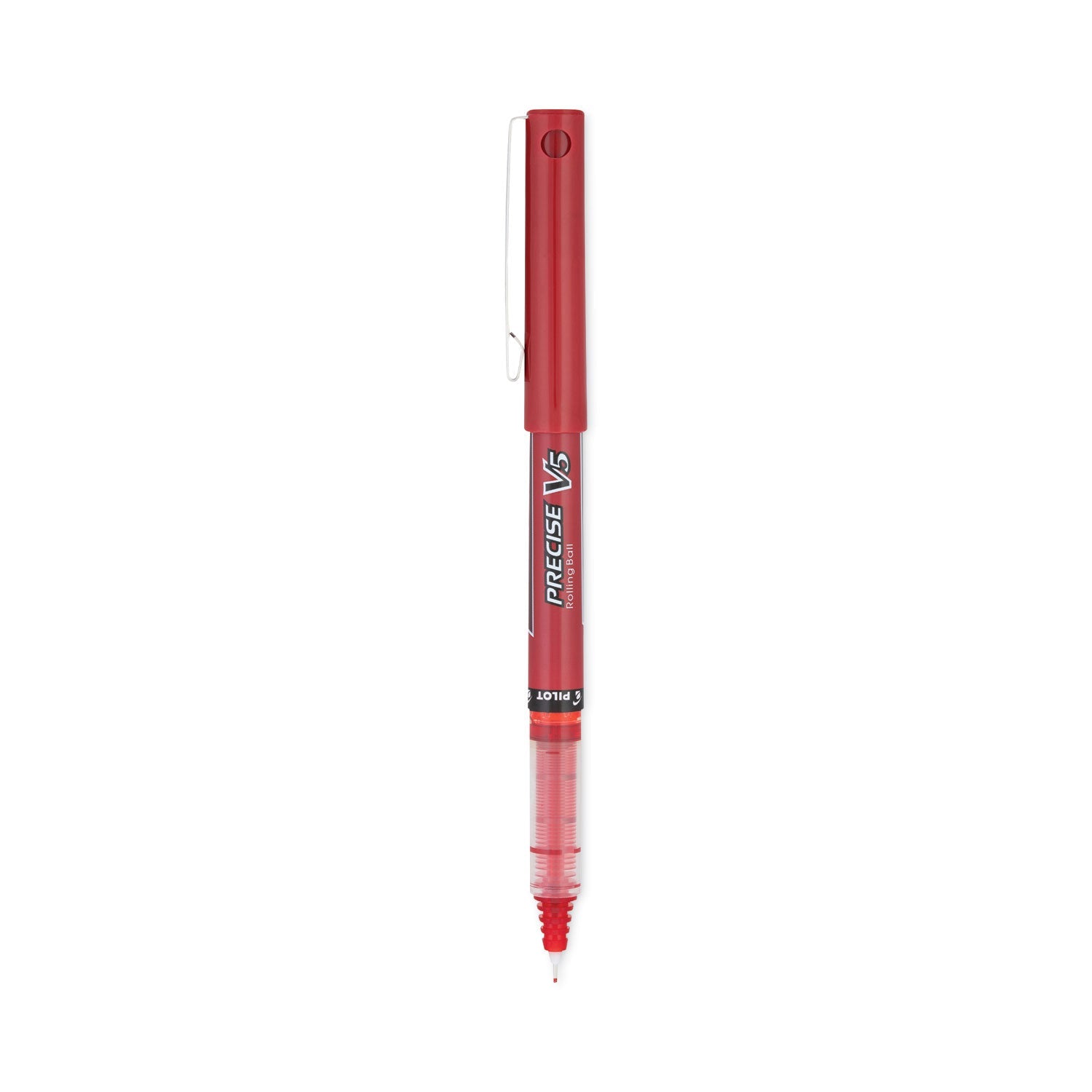 Precise V5 Rollerball Pen | Red Ink | Dozen