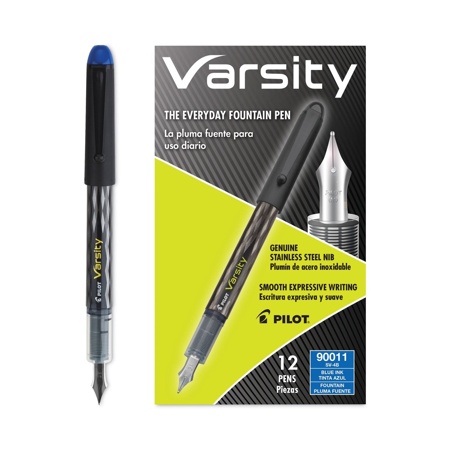 Varsity Fountain Pen | Blue Ink | Medium