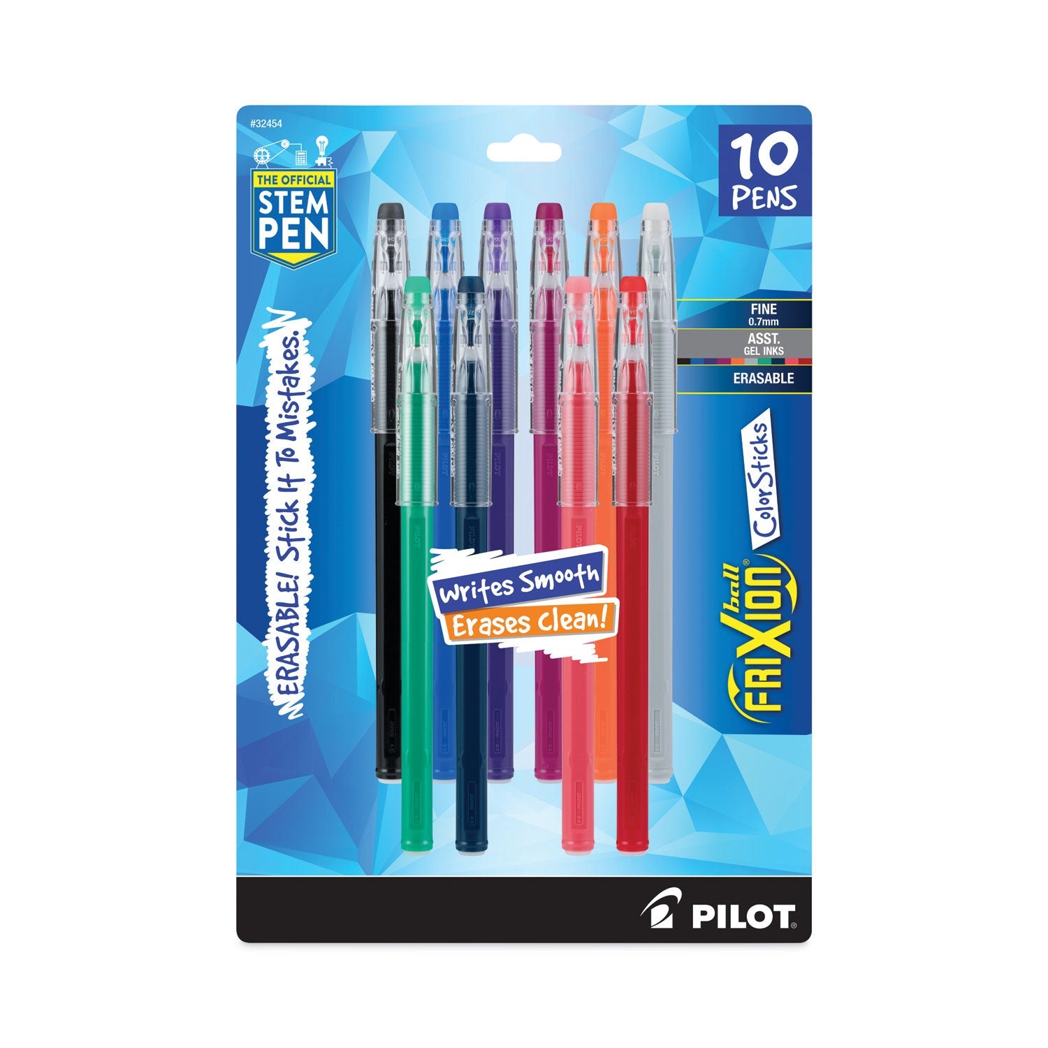 FriXion Erasable Gel Pen | Assorted, 10/Pack