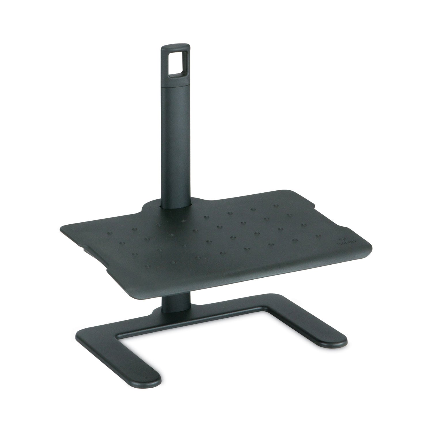 Safco® Height-Adjustable Footrest, 20.5w X 14.5d X 3.5 To 21.5h, Black