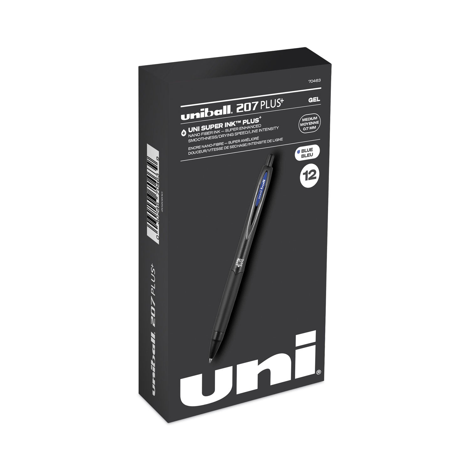 uniball 207 Plus+ Gel Pen | Retractable Blue