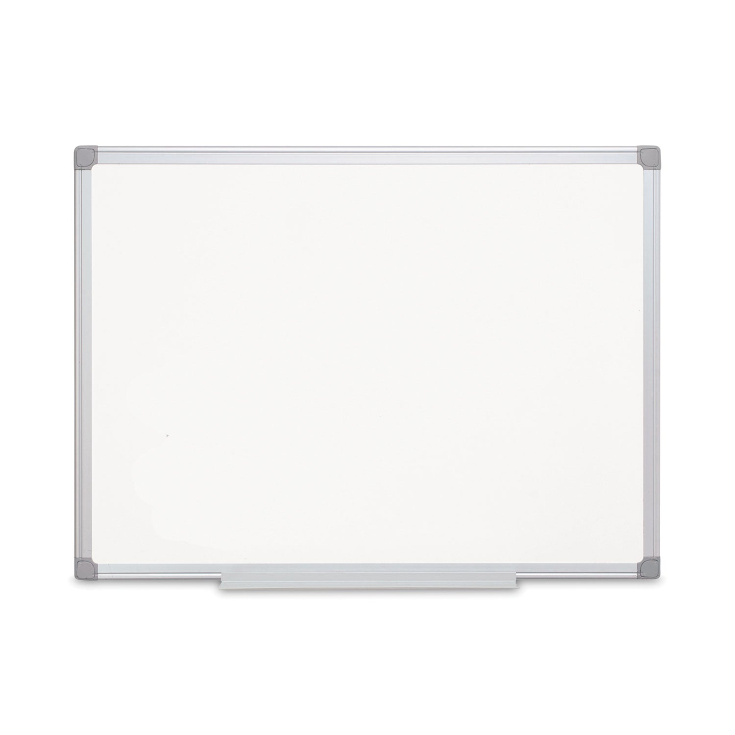 MasterVision® Earth Silver Easy Clean Magnetic Dry Erase Boards, 48" x 36", White Surface, Satin Aluminum Frame