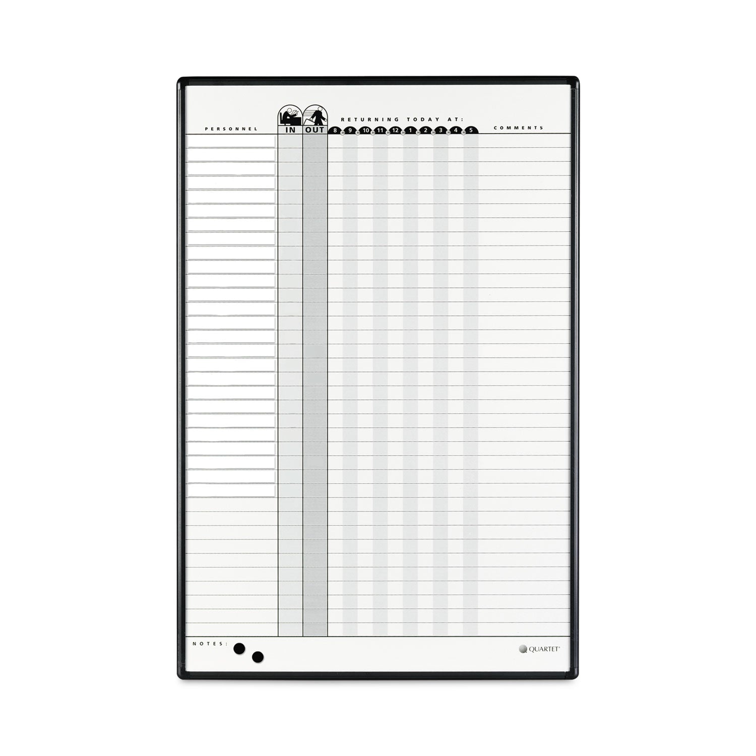 Quartet Employee In/Out Board | 36-Person