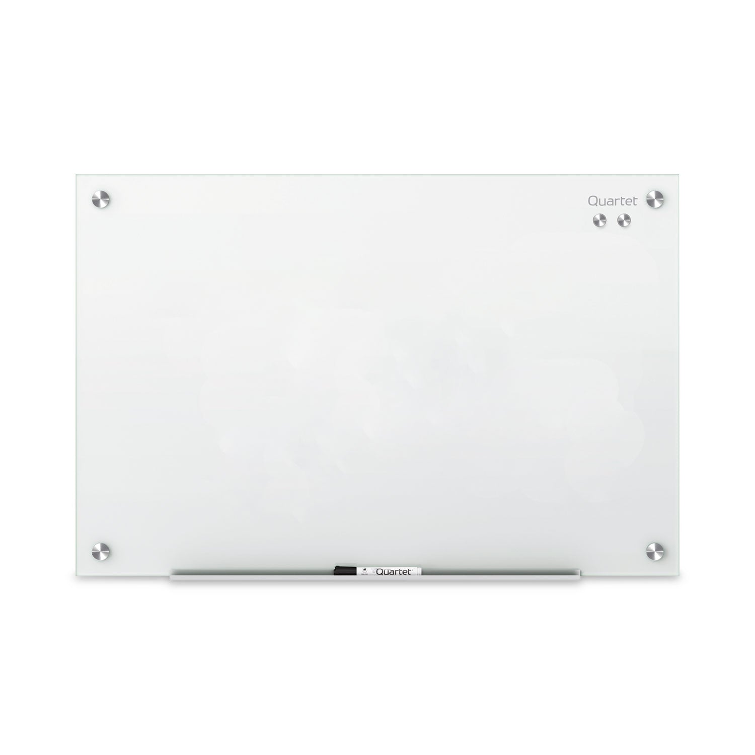 Quartet® Infinity Magnetic Glass Marker Board, 24" x 18", White Surface