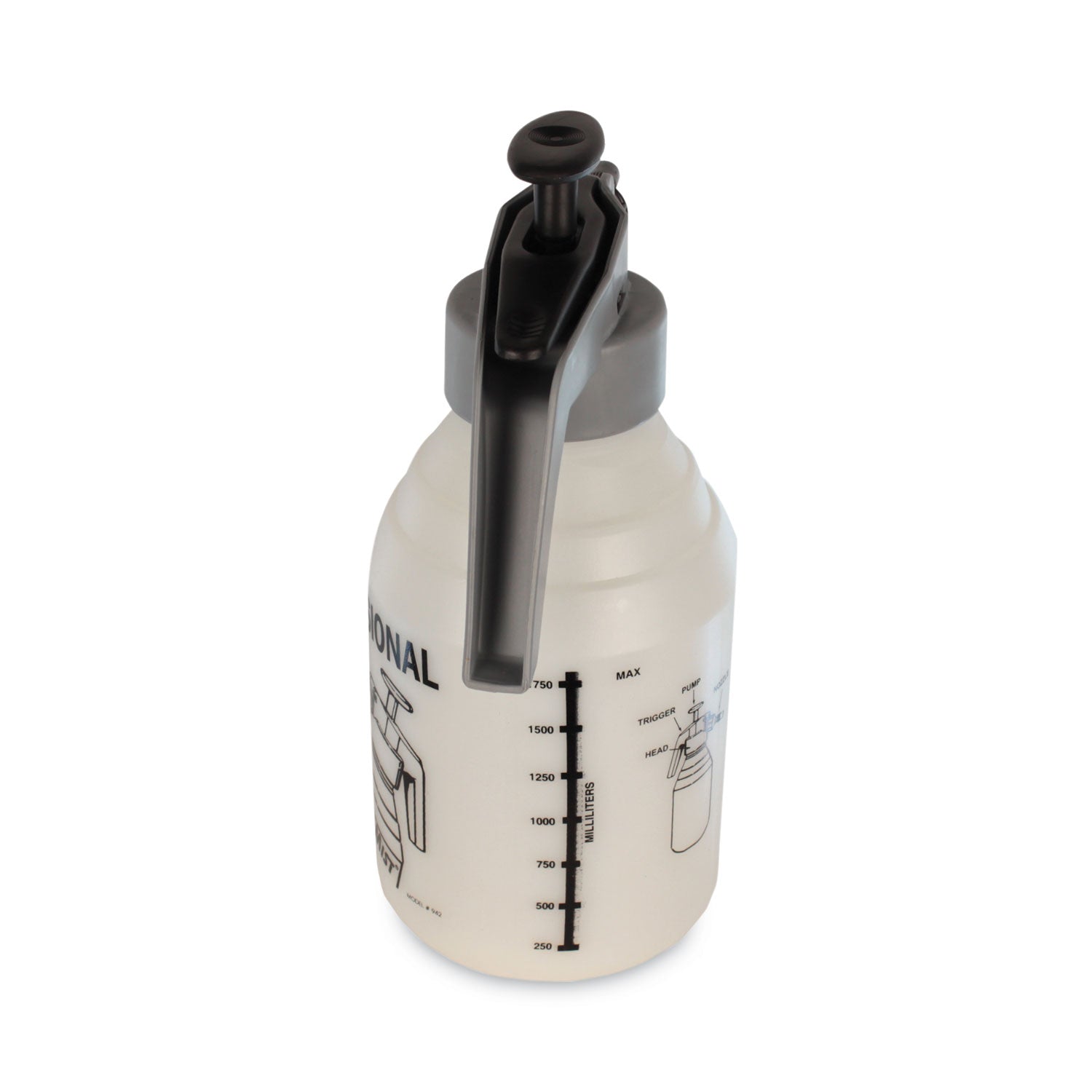TOLCO® Model 942 Pump-Up Sprayer, 2 qt, Gray/Natural