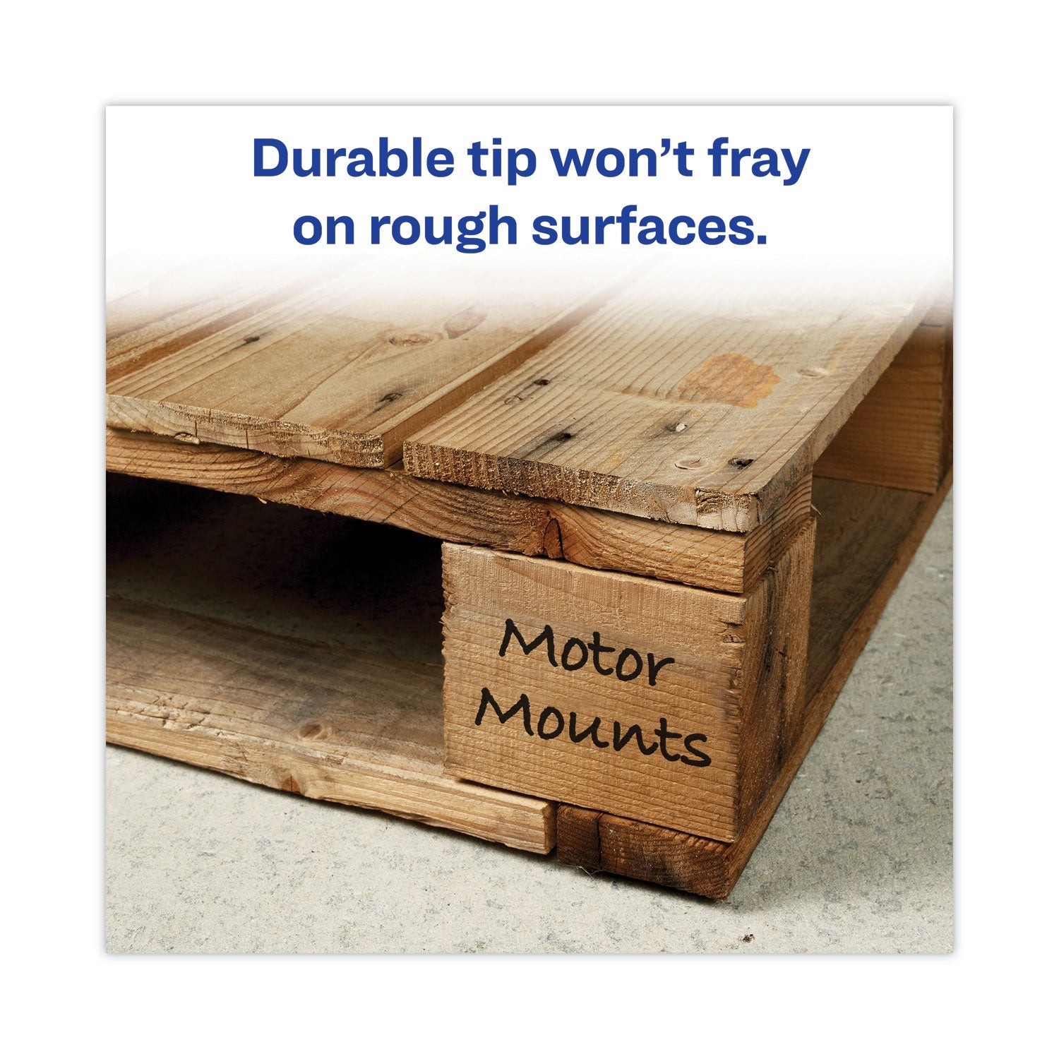 Avery® Marks A Lot Large Desk-Style Permanent Marker, Broad Chisel Tip, Black, Dozen (8888)