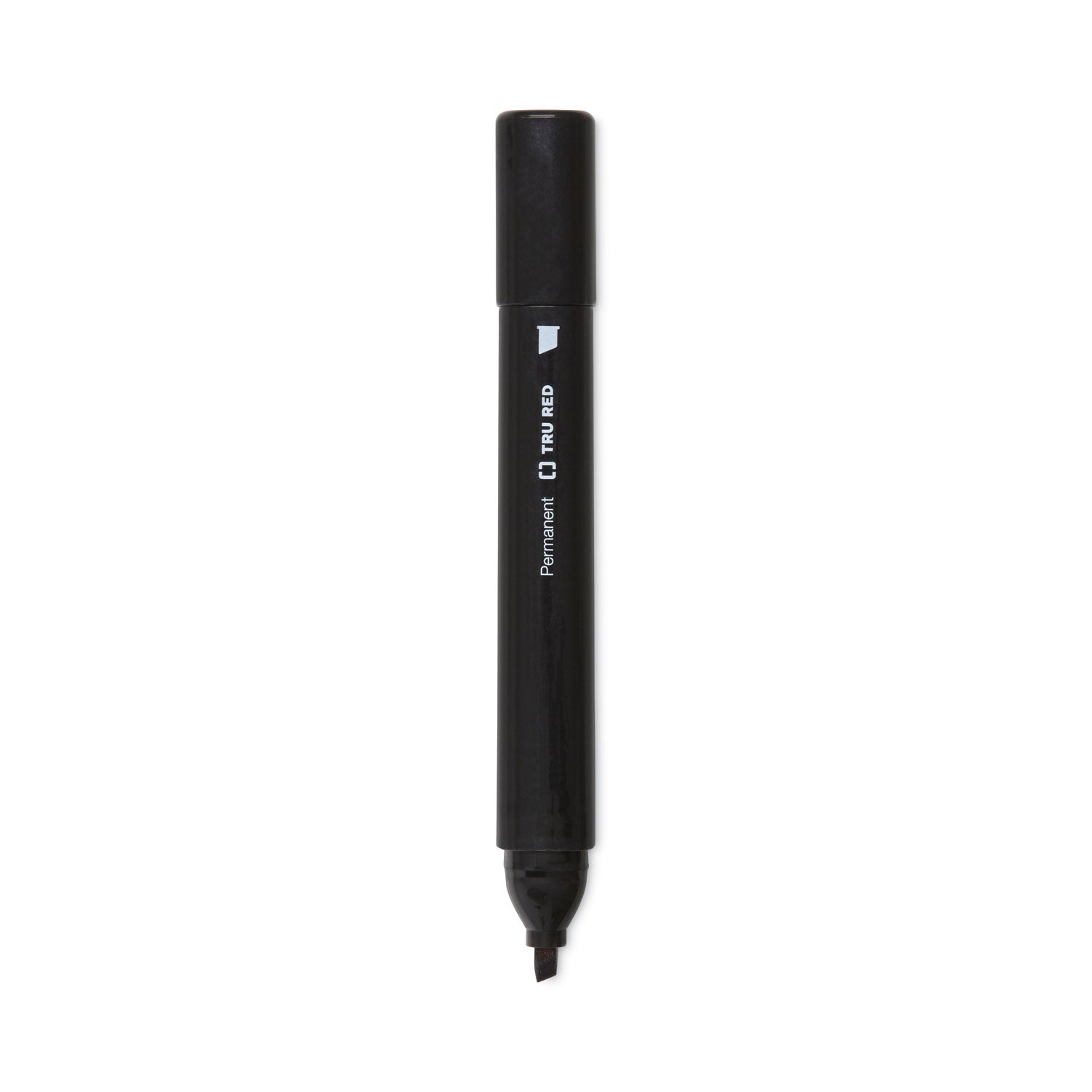 TRU RED™ PERMANENT MARKER, PEN-STYLE, FINE BULLET TIP, ASSORTED COLORS, 5/PACK
