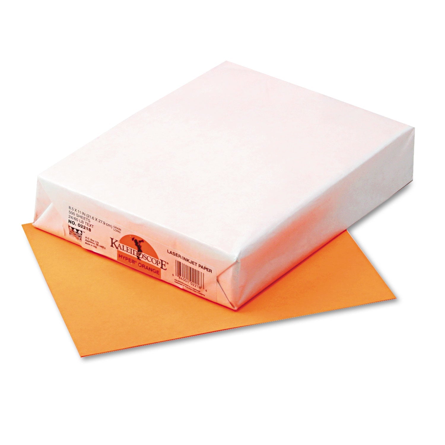 Kaleidoscope Colored Paper | Orange, 24lb, 500/Ream