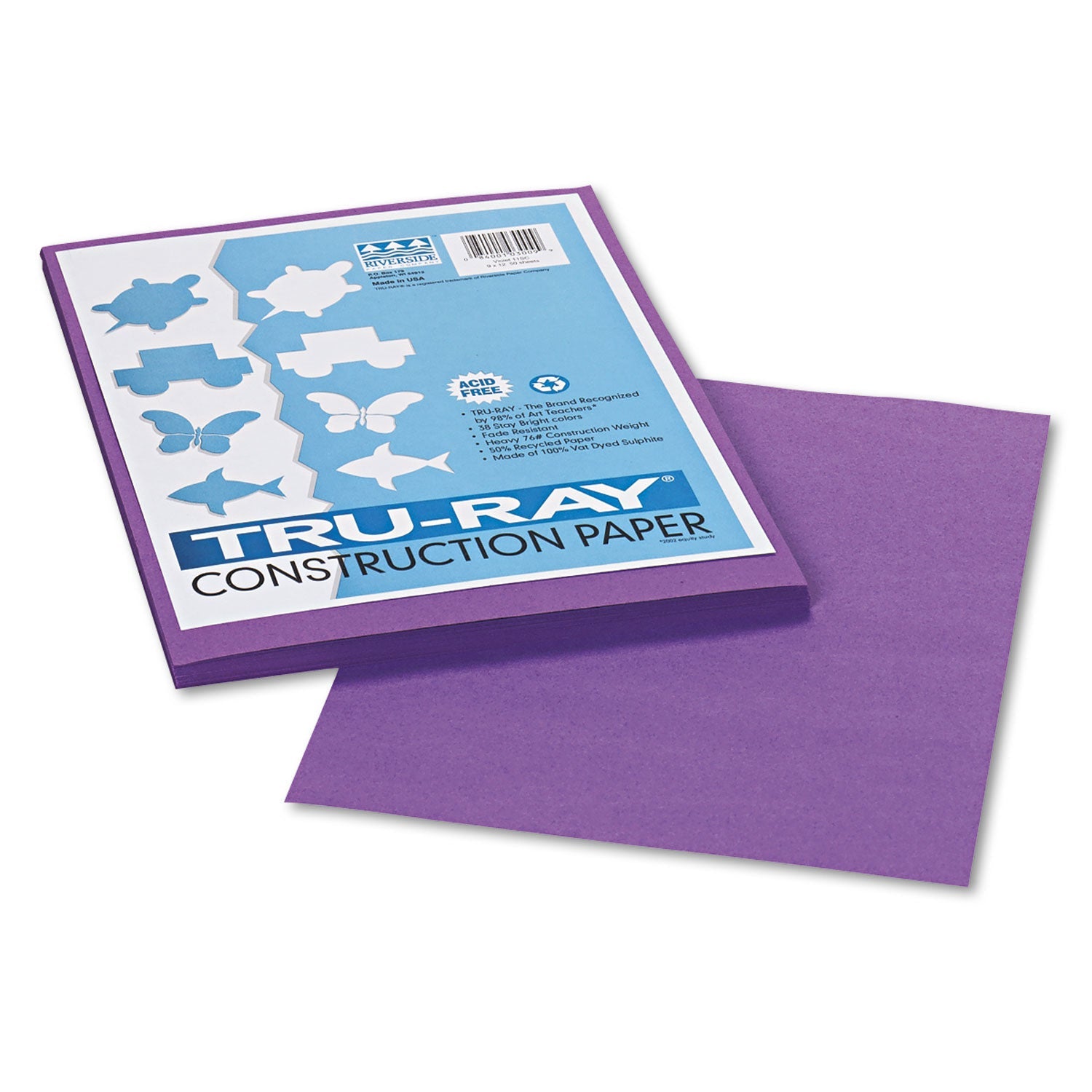 Pacon Tru-Ray Construction Paper | Violet 50/Pack