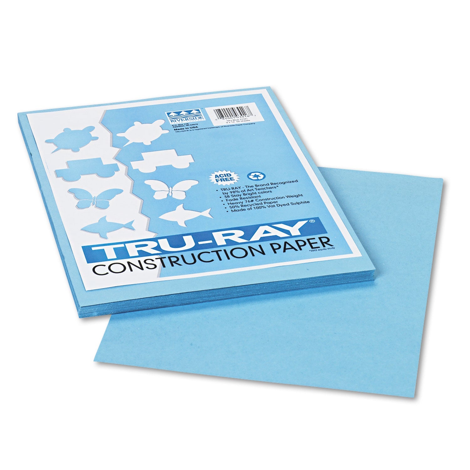 Pacon Tru-Ray Construction Paper | Sky Blue