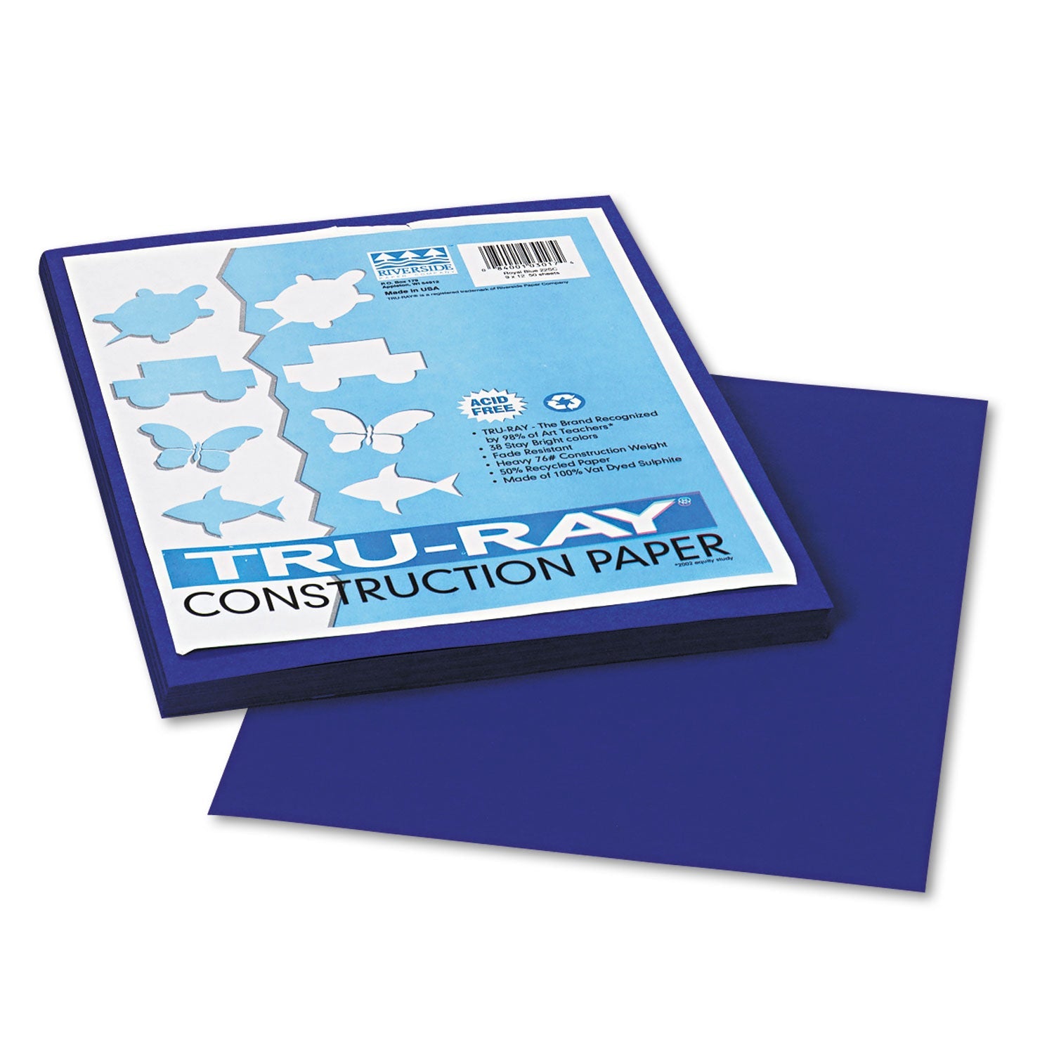 Pacon Tru-Ray Royal Blue Construction Paper