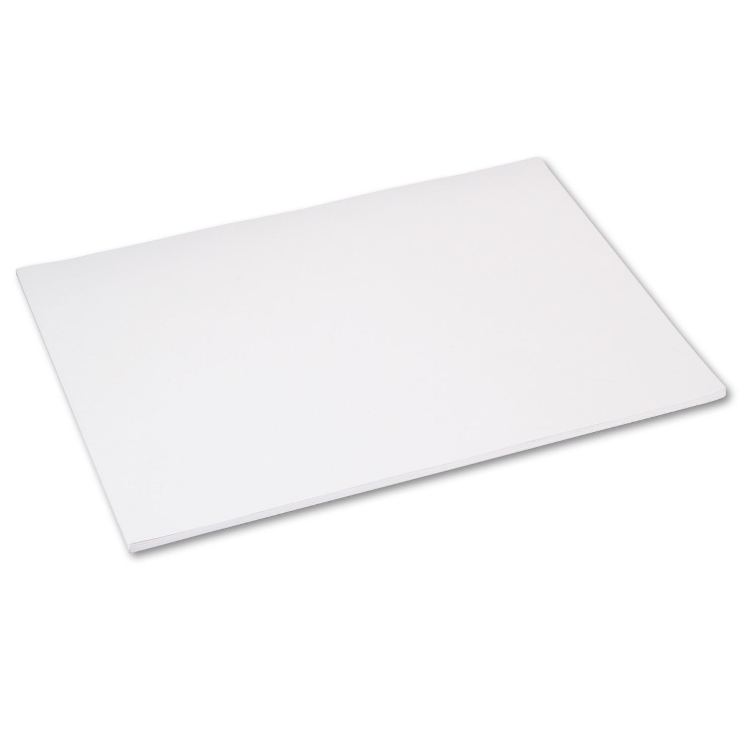 Pacon® Tru-Ray Construction Paper, 76 lb Text Weight, 18 x 24, White, 50/Pack