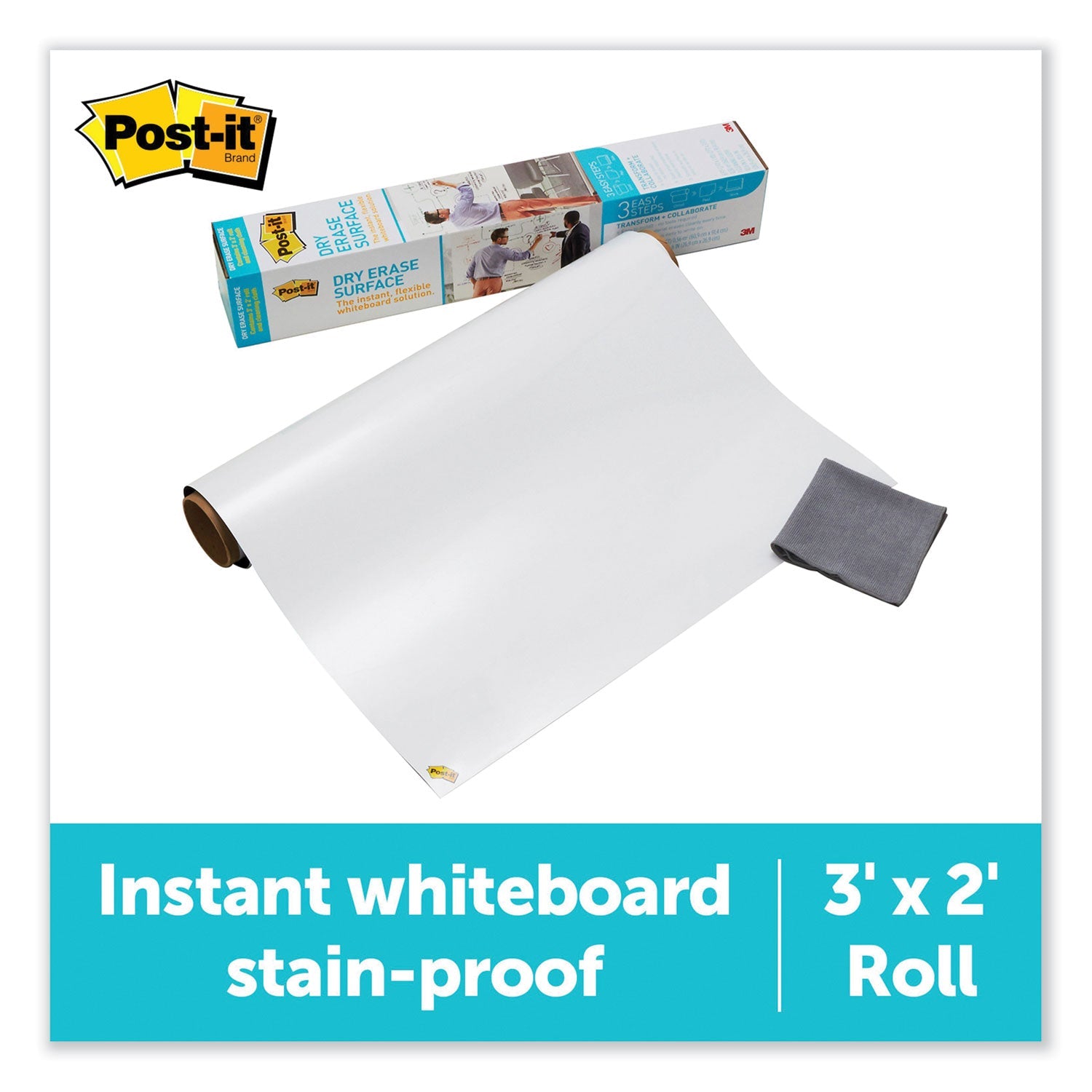Post-it® Dry Erase Surface | 36" x 24" Film