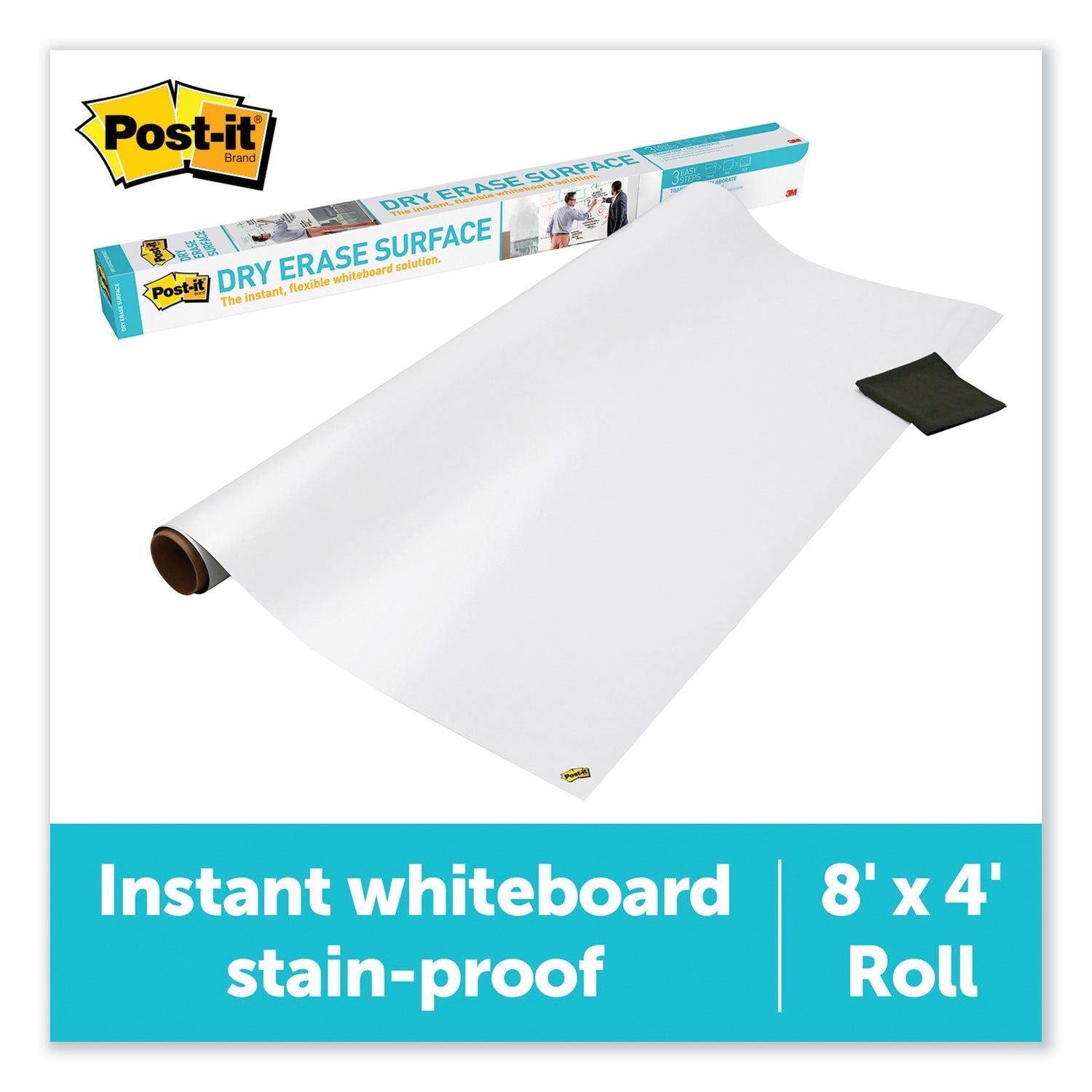 Post-it® Dry Erase Surface | 96" x 48" Film