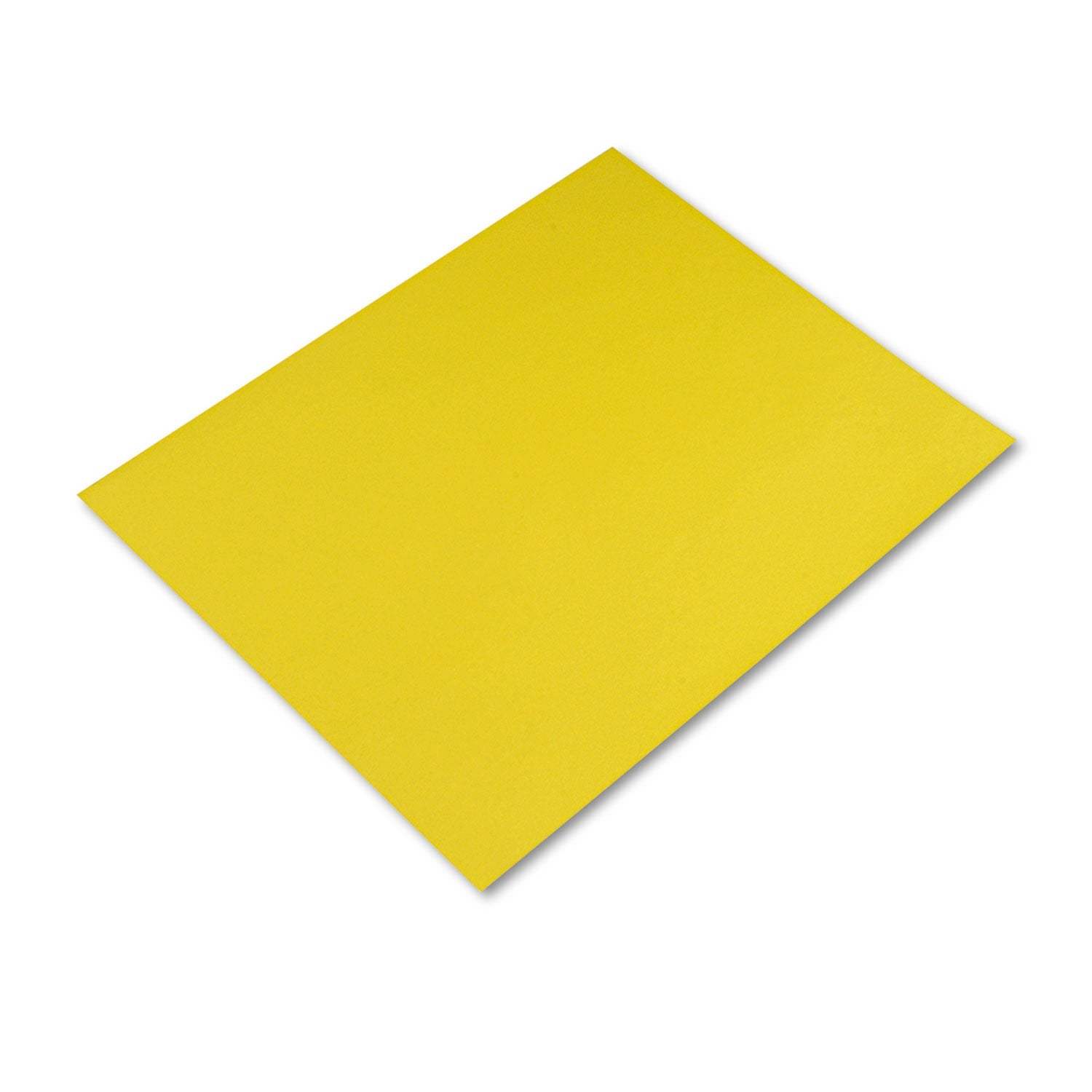 Pacon® Four-Ply Railroad Board, 22 X 28, Lemon Yellow, 25/carton