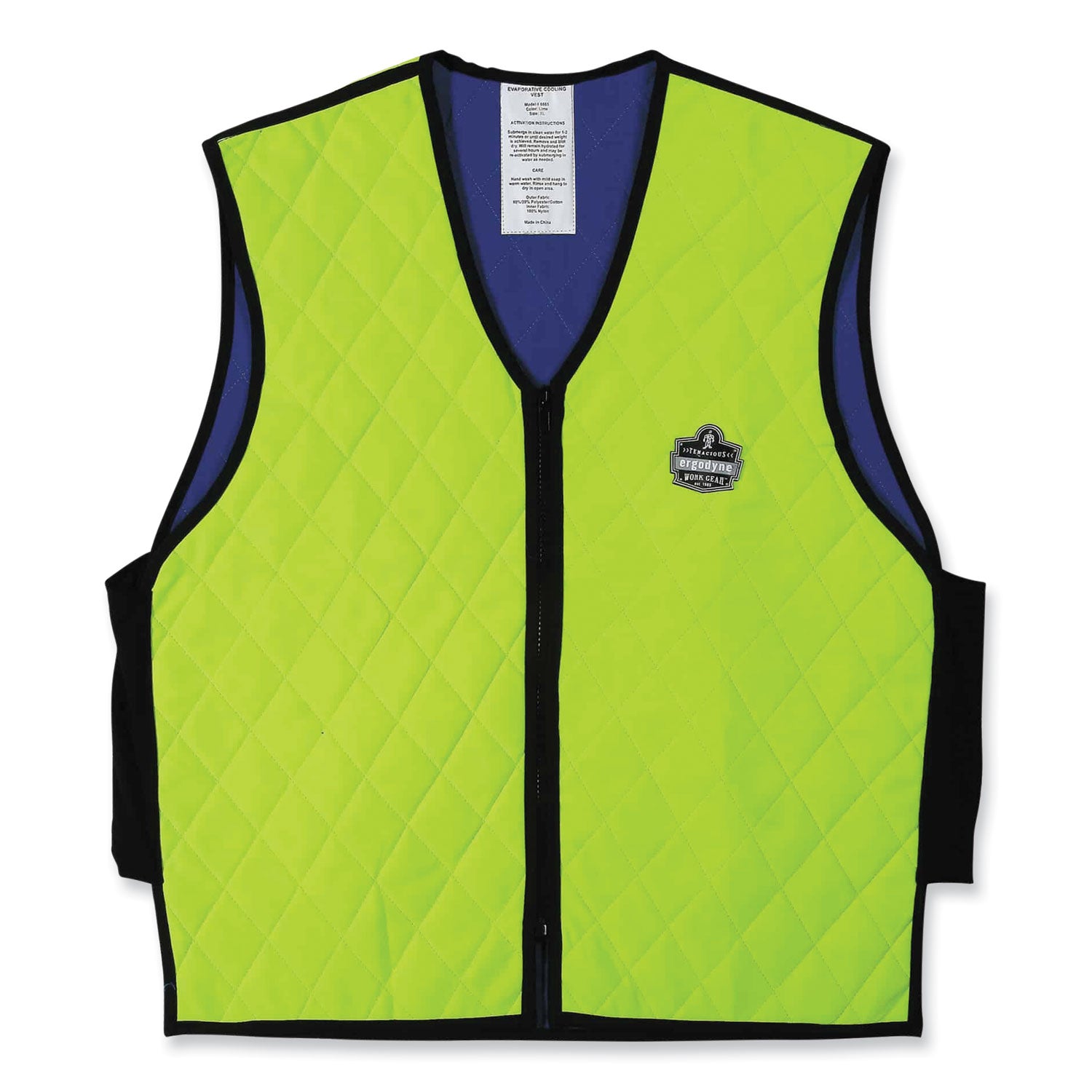 Embedded Polymer Cooling Vest| Chill-Its 6665 Lime M