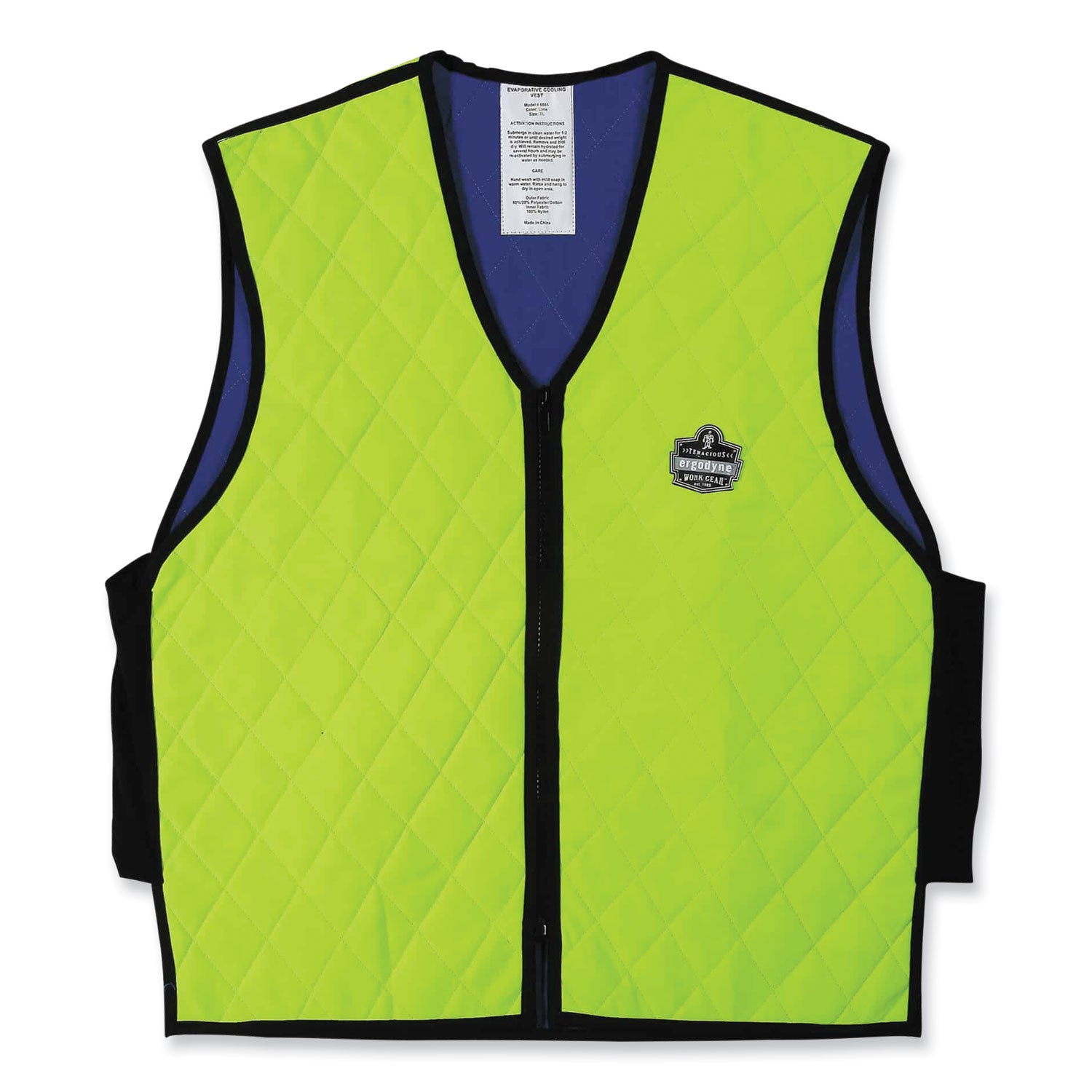 Embedded Polymer Cooling Vest| Chill-Its 6665 Lime 2X
