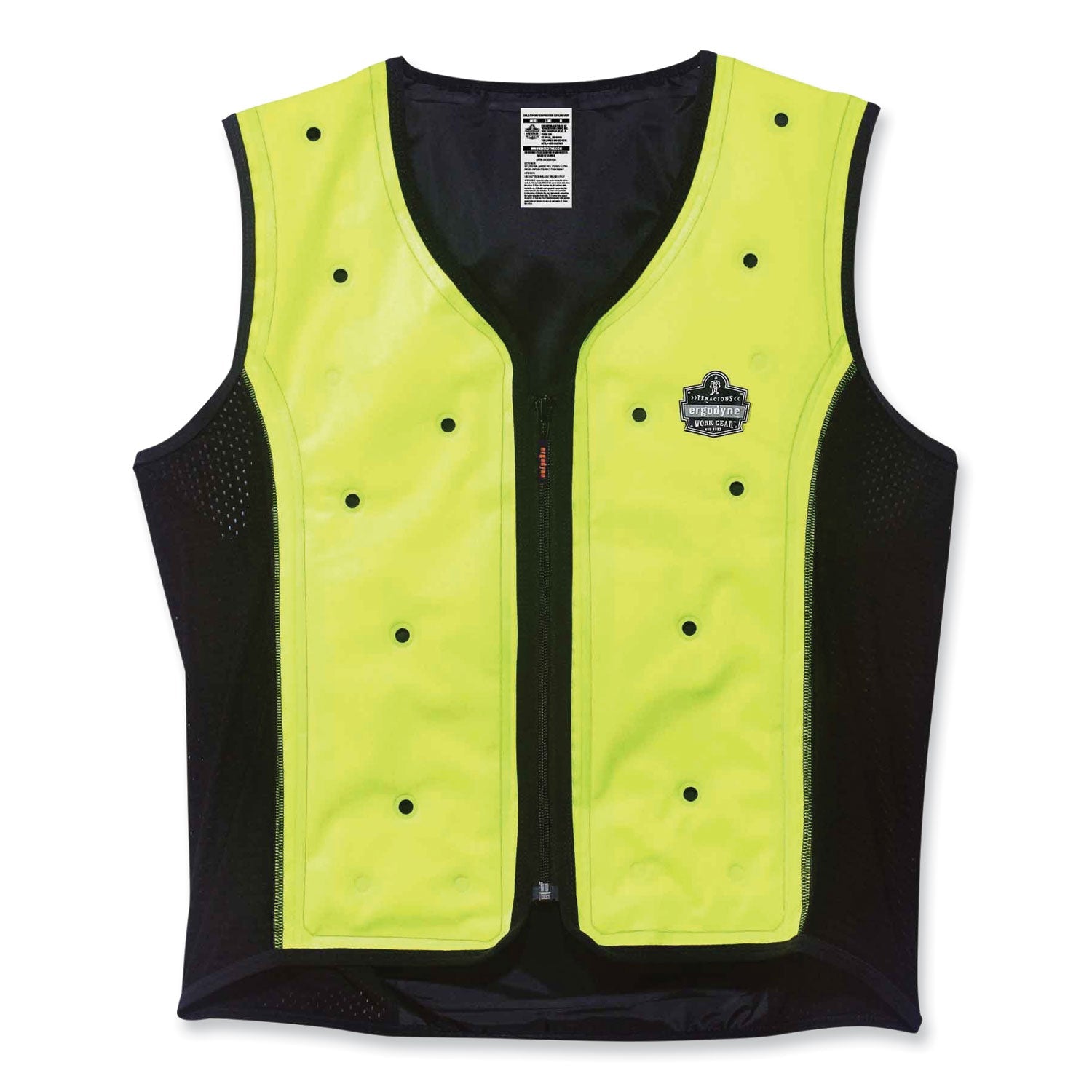 Dry Evaporative Cooling Vest| Chill-Its 6685 XL Lime