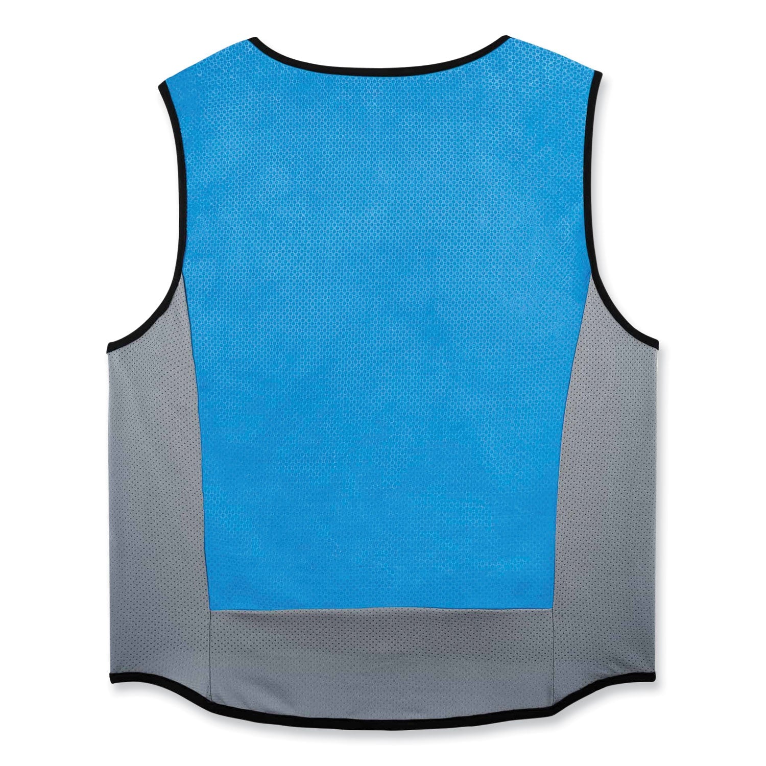 ergodyne® Chill-Its 6667 Wet Evaporative PVA Cooling Vest with Zipper, PVA, Large, Blue