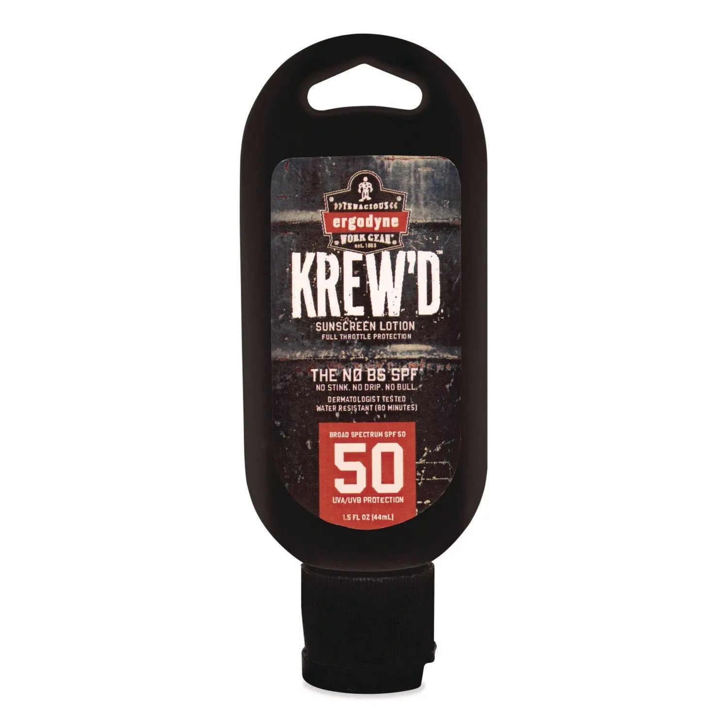 ergodyne® Krewd 6352 SPF 50 Sunscreen Lotion, 1.5 oz Bottle, Includes 12 Bottles