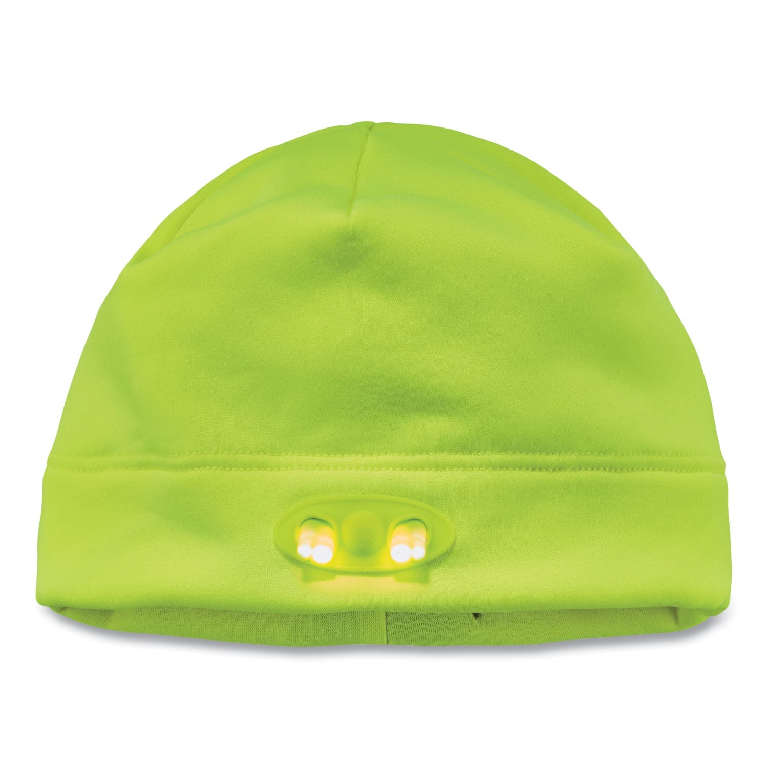 Skull Cap Winter Hat with LED Lights | Lime