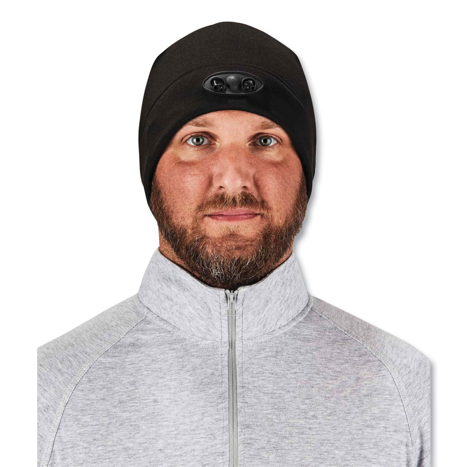 ergodyne® N-Ferno 6804 Skull Cap Winter Hat with LED Lights, One Size Fits Mosts, Black - Bloom Skins