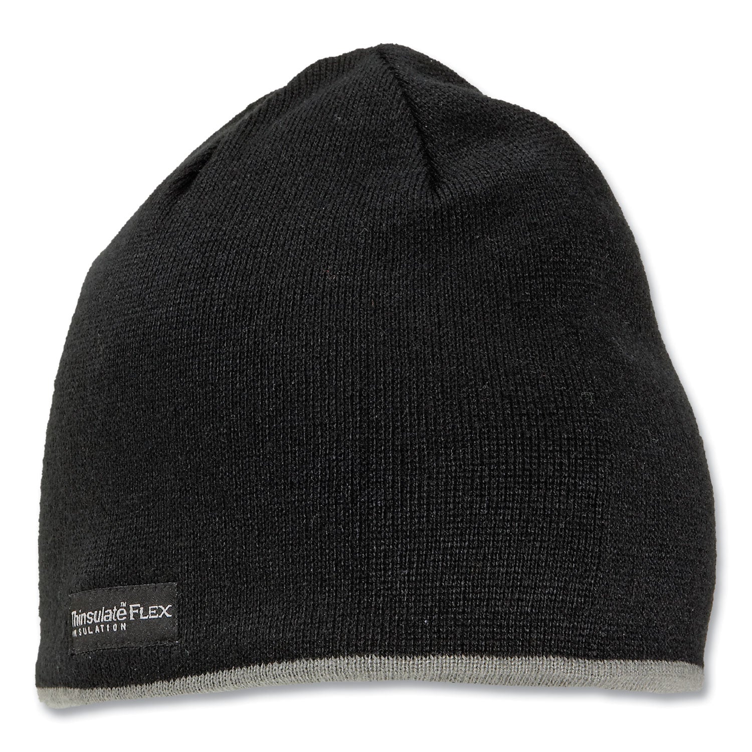 Knit Winter Hat | Black Fleece Lined
