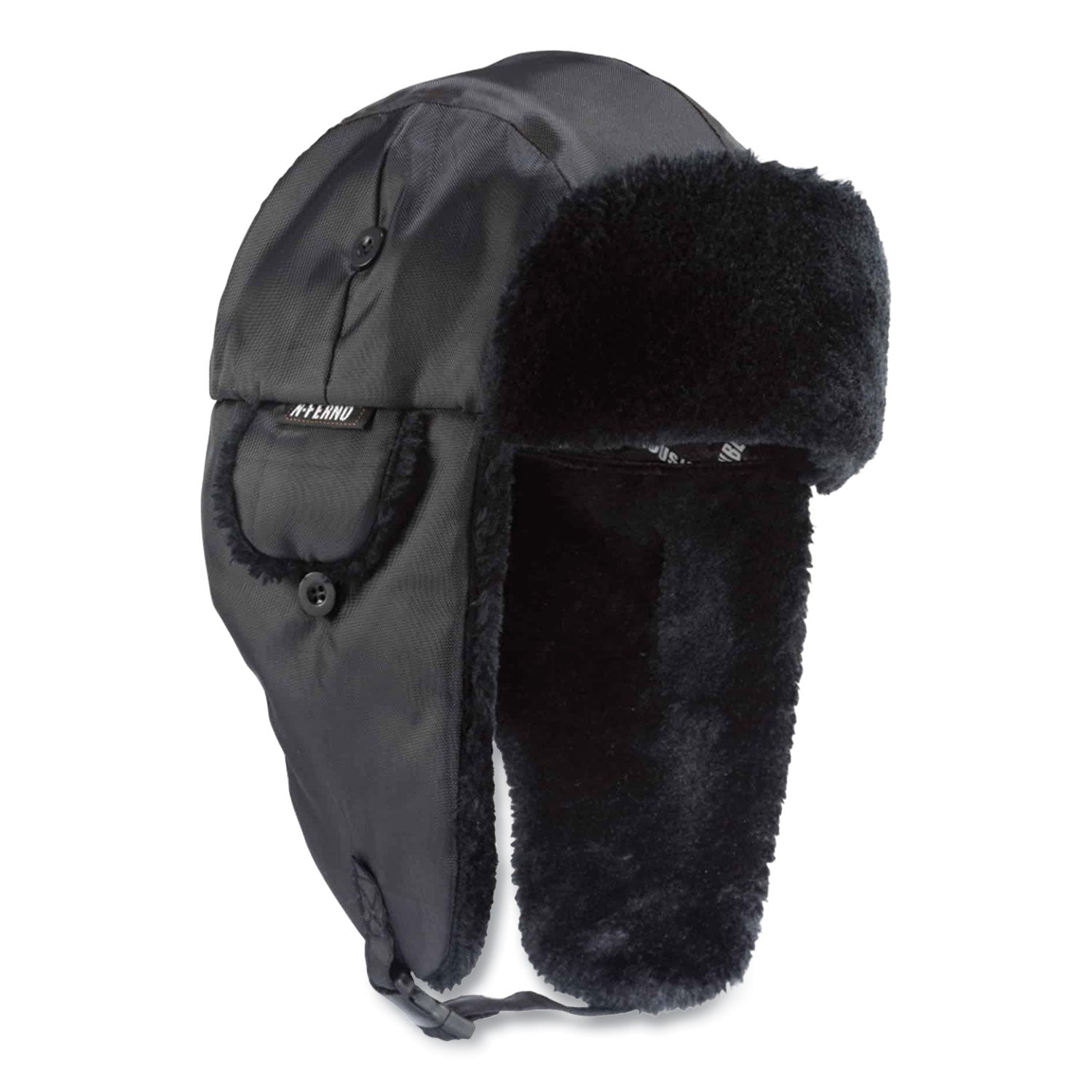 Classic Trapper Hat | L/XL Black Windproof