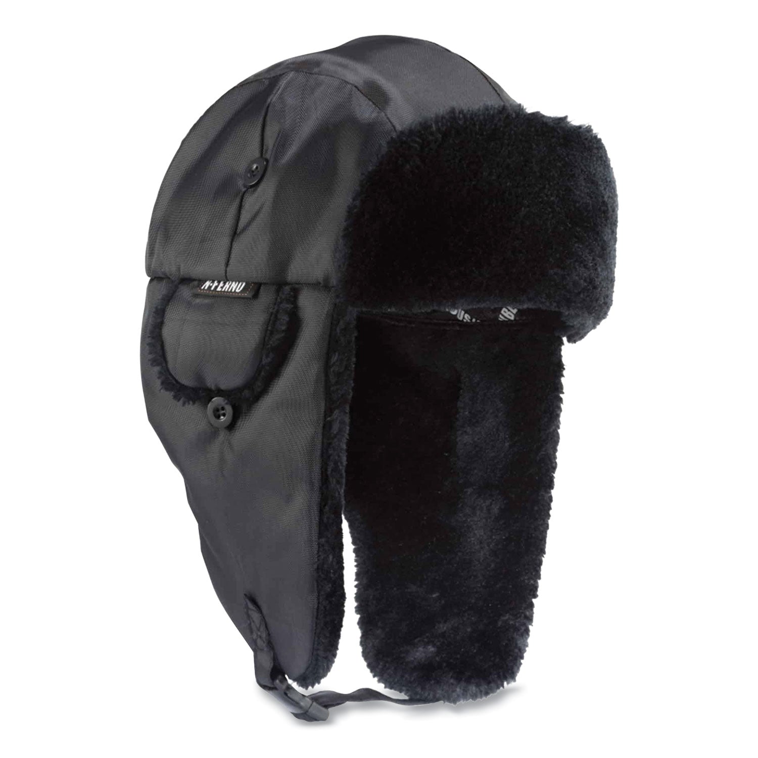 Classic Trapper Hat | XS Black Windproof