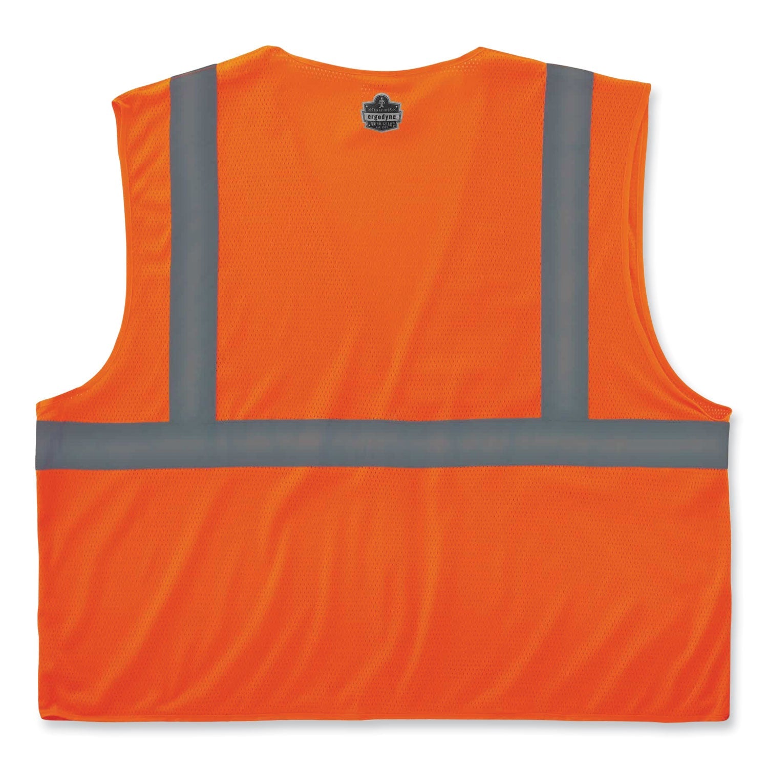 ergodyne® GloWear 8210HL Class 2 Economy Mesh Hook and Loop Vest, Polyester, 2X-Large/3X-Large, Orange