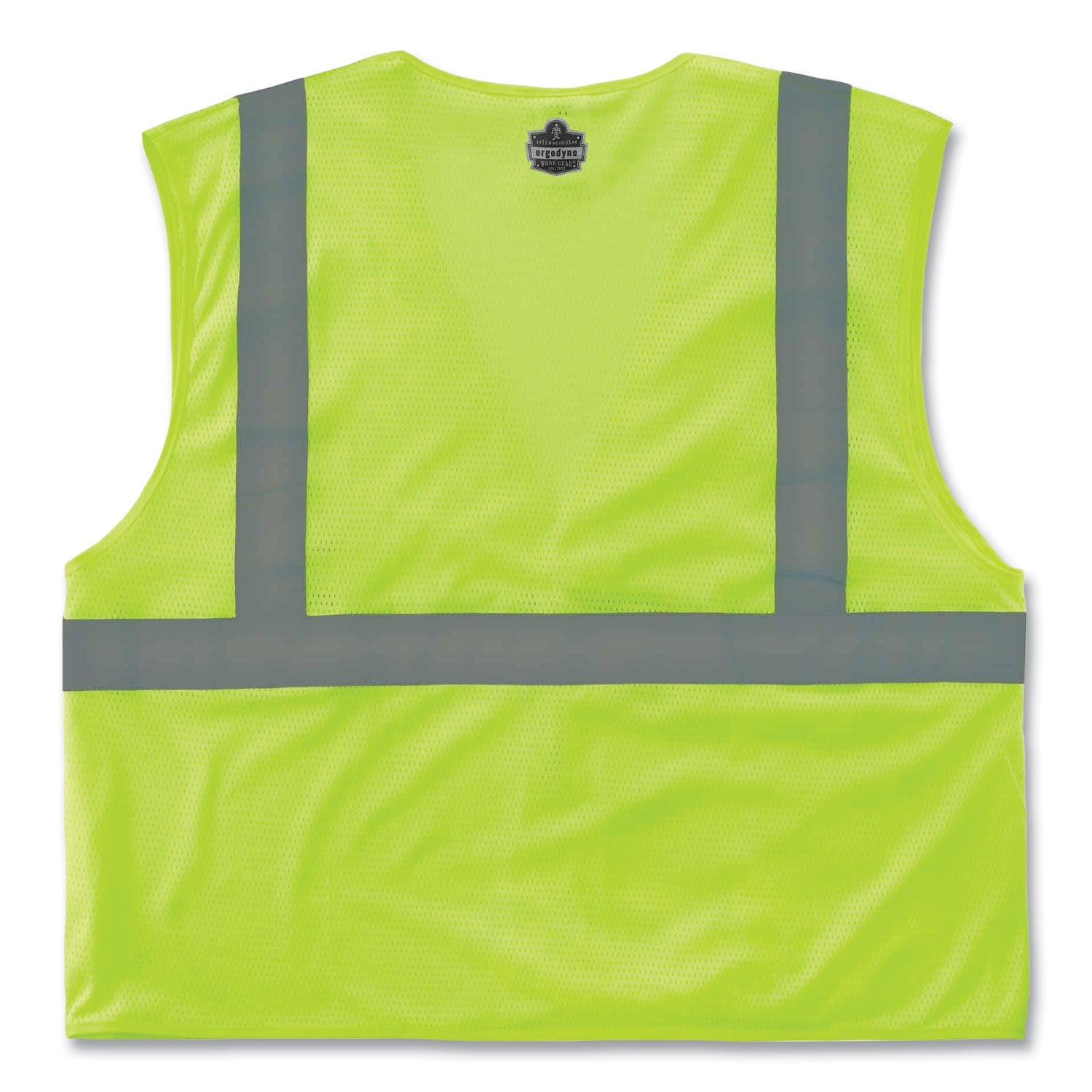 ergodyne® GloWear 8210HL Class 2 Economy Mesh Hook and Loop Vest, Polyester, 2X-Large/3X-Large, Lime