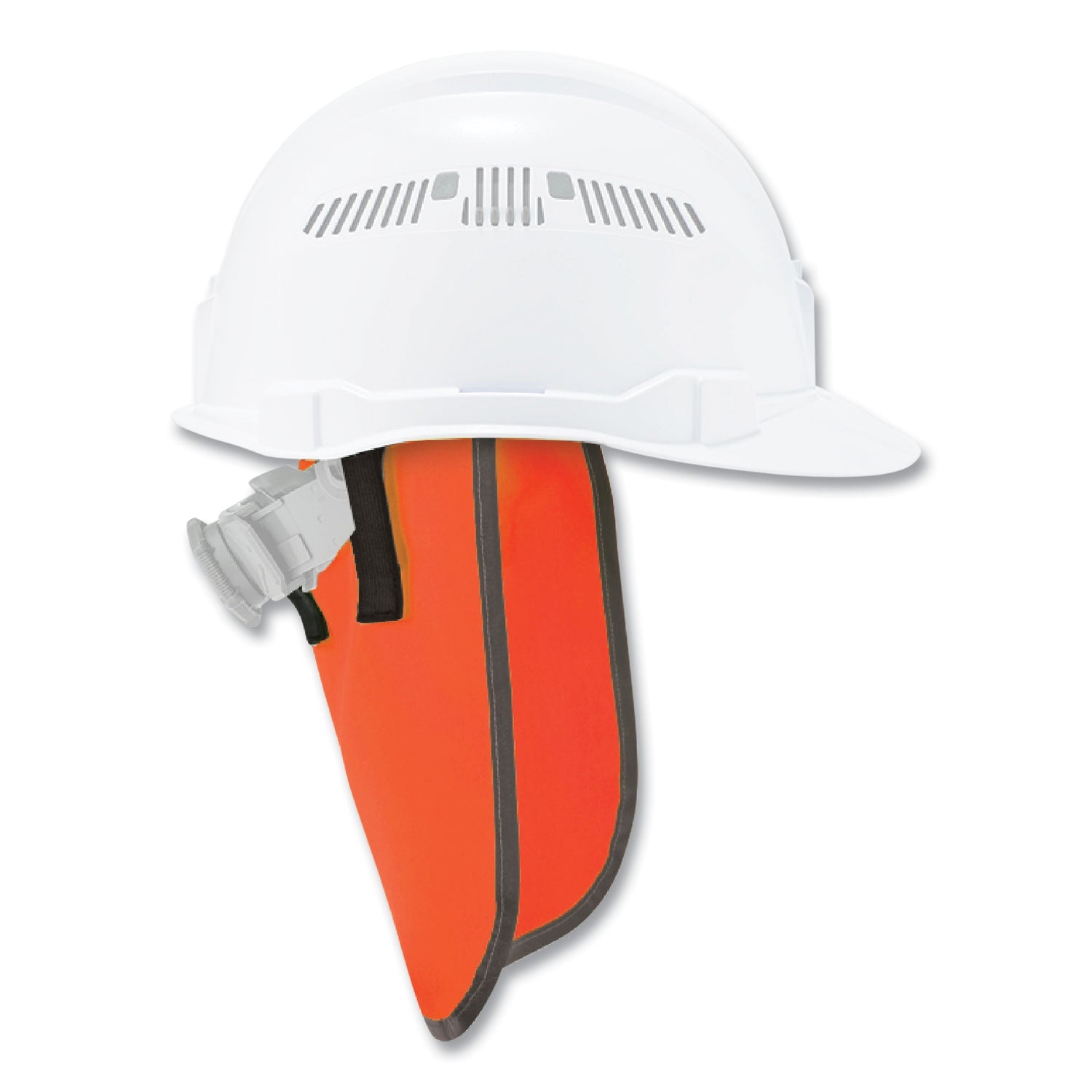 ergodyne® GloWear 8006 Hi-Vis Hard Hat Neck Shade, 12.25 x 10.5, Orange
