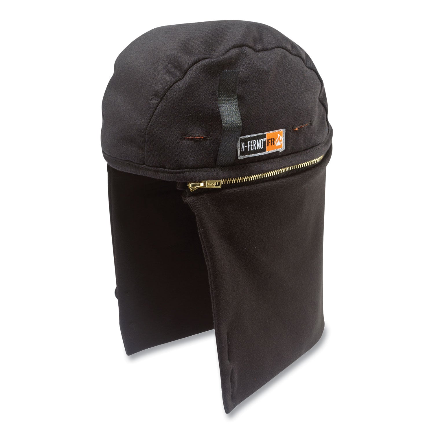 ergodyne® N-Ferno 6885 2-Layer FR Zip-Off Winter Liner, Modacrylic Cotton, One Size Fits Most, Black