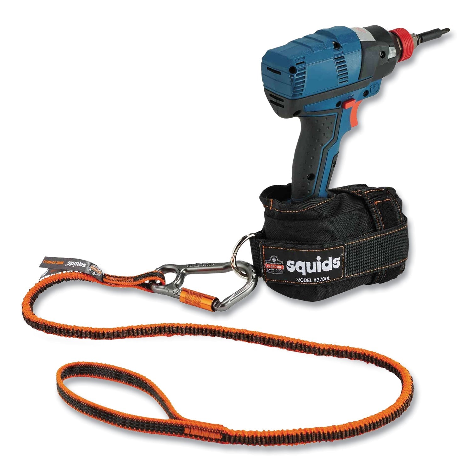 ergodyne® Squids 3183 Carpenter + Laborer Tool Tethering Kit, Assorted Max Working Capacities, Lengths and Colors - Bloom Skins