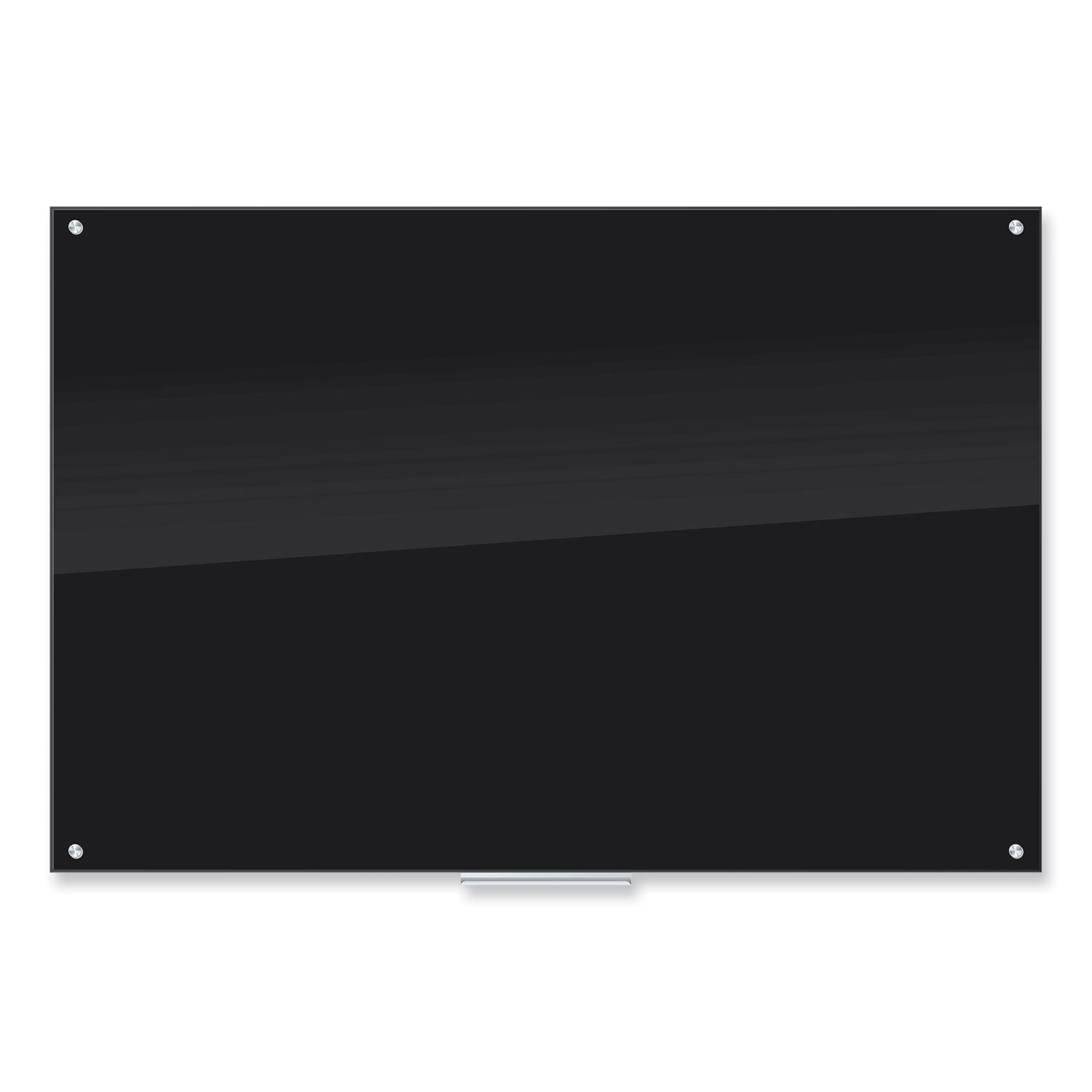 Black Glass Dry Erase Board | 72x48