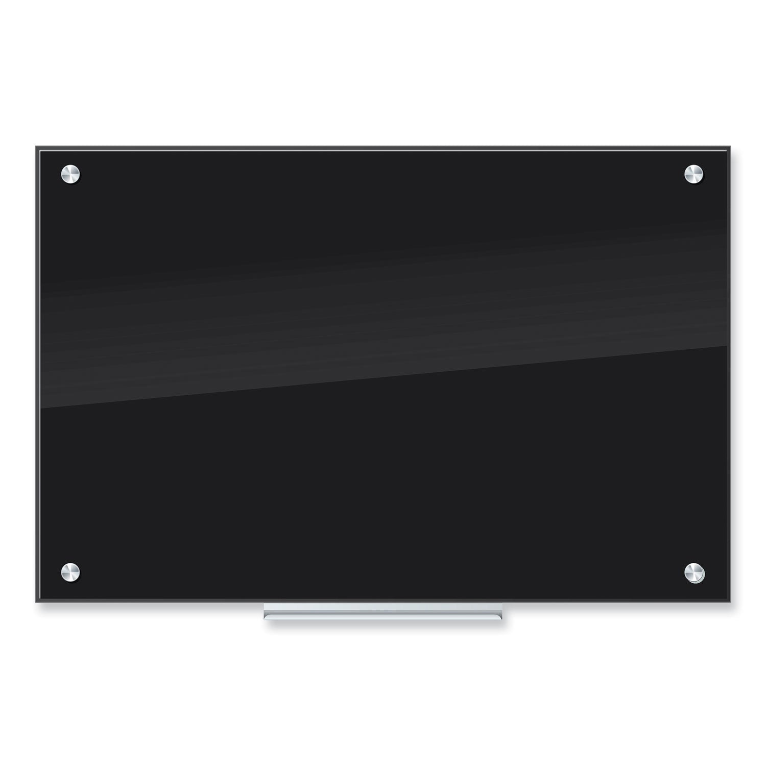 Black Glass Dry Erase Board | 36x24