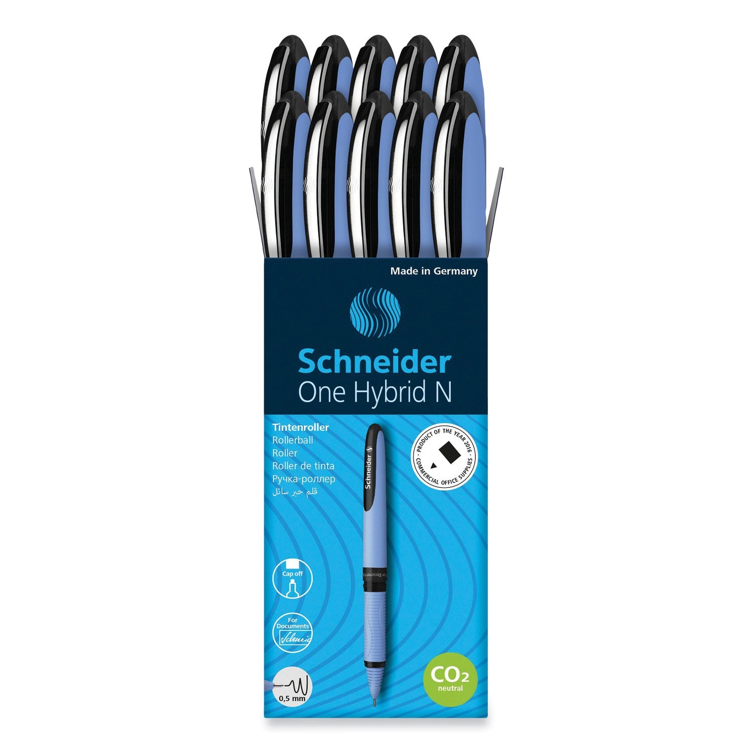 Hybrid N Rollerball Pen | Fine 0.5mm Black Ink