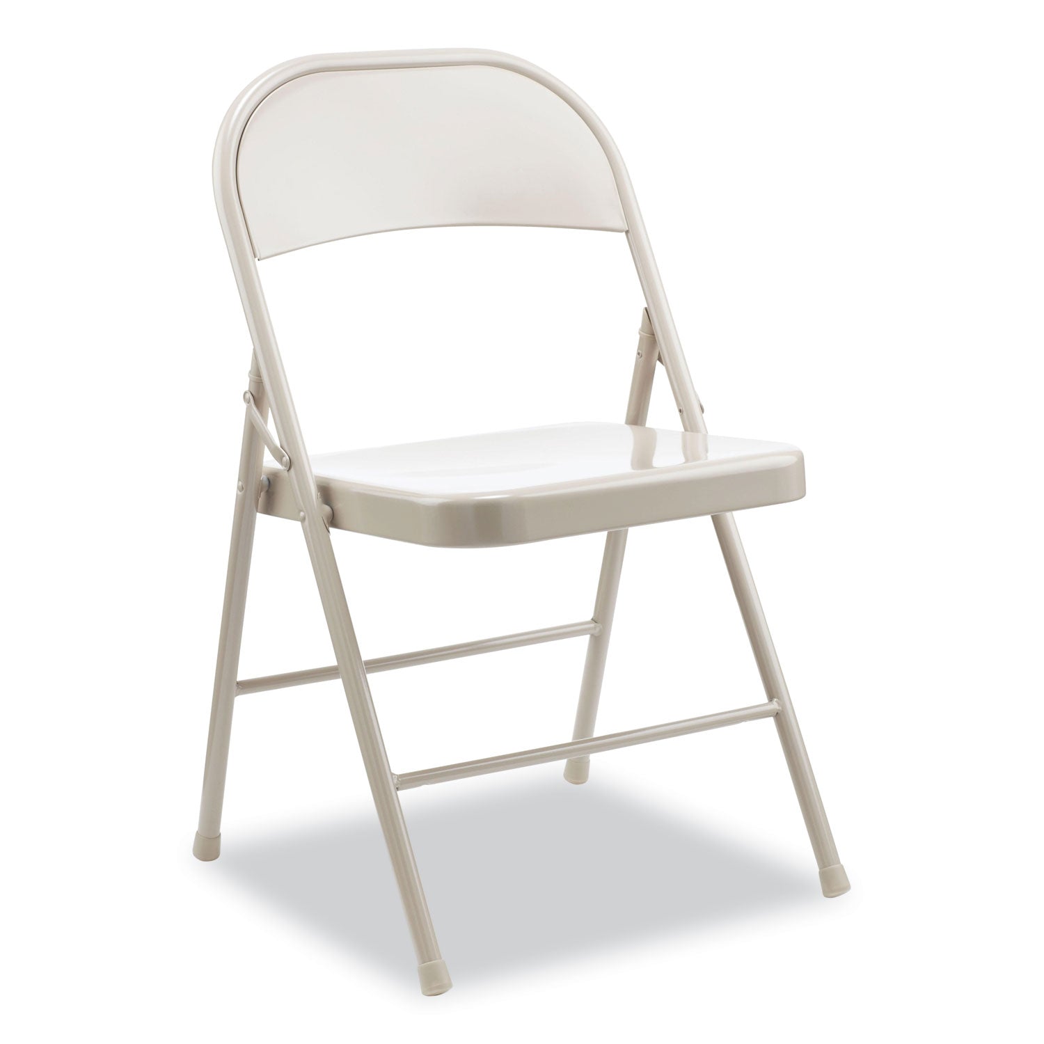 Armless Steel Folding Chair | Taupe | 4-Carton