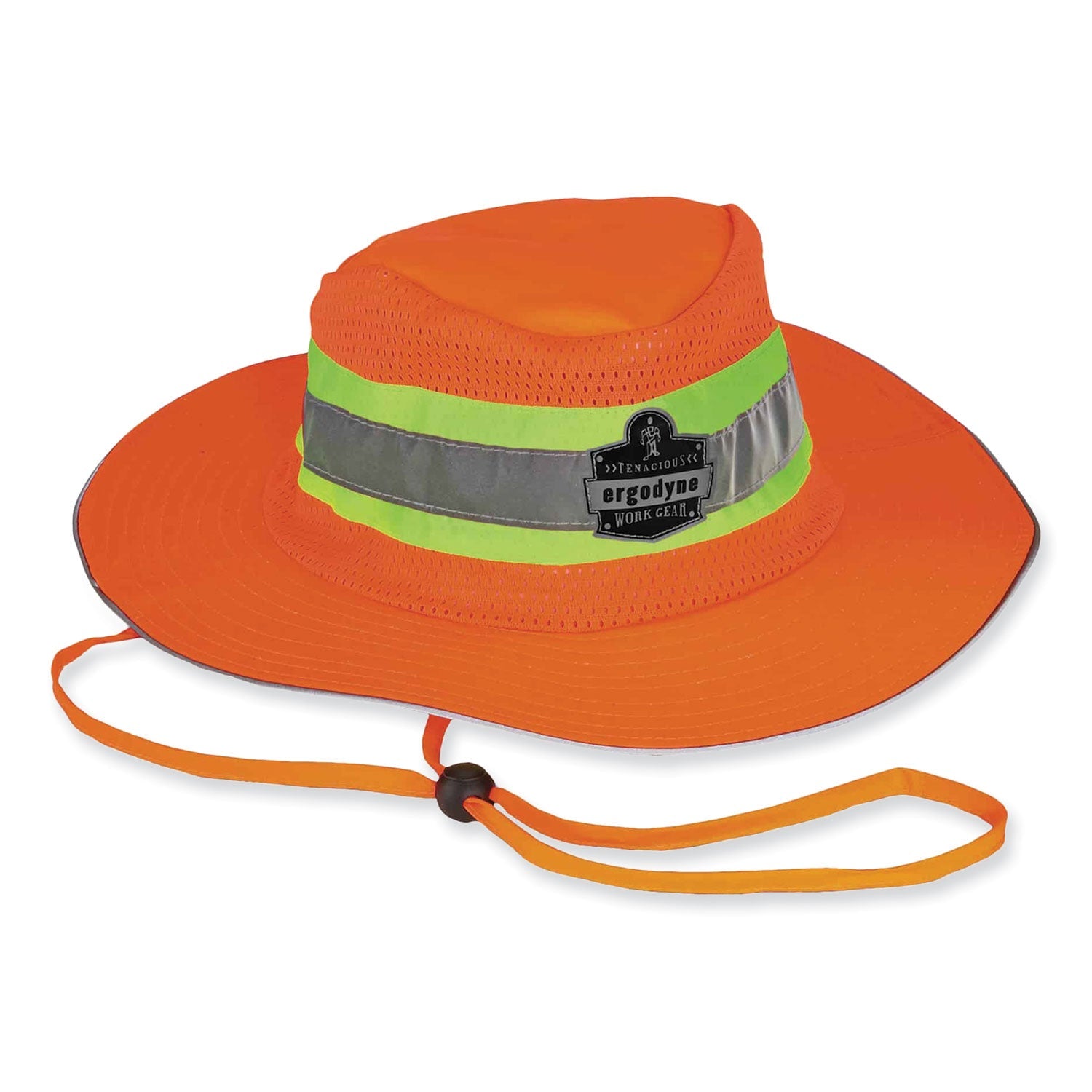ergodyne® GloWear 8935 Hi-Vis Ranger Sun Hat, Polyester, Large/X-Large, Orange