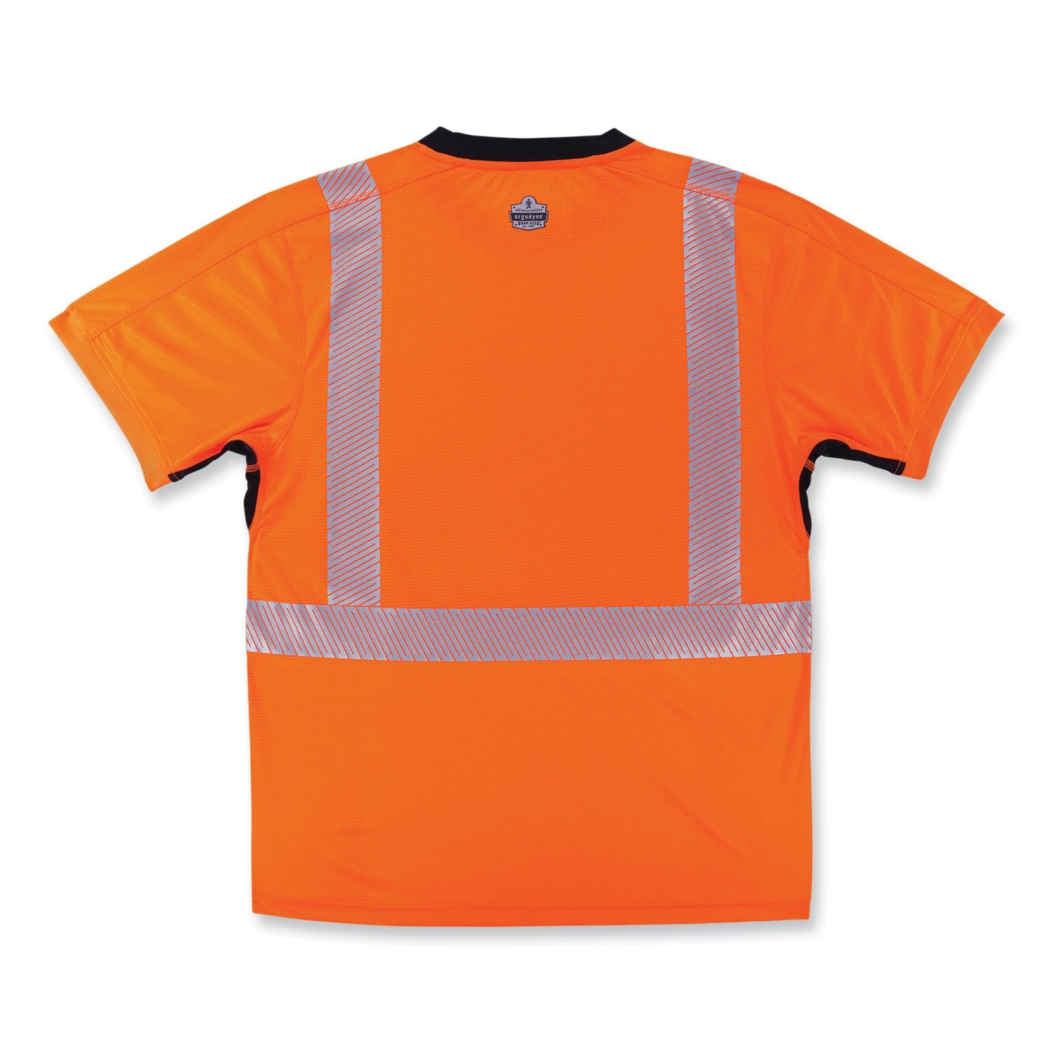 ergodyne® GloWear 8283BK Class 2 Lightweight Performance Hi-Vis T-Shirt, Polyester, 4X-Large, Orange
