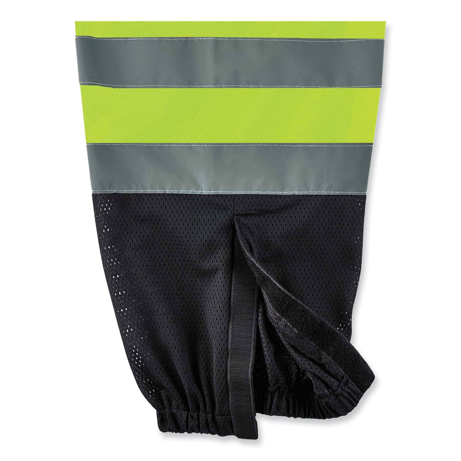 ergodyne® GloWear 8910BK Class E Hi-Vis Pants with Black Bottom, Polyester, 4X-Large/5X-Large, Lime