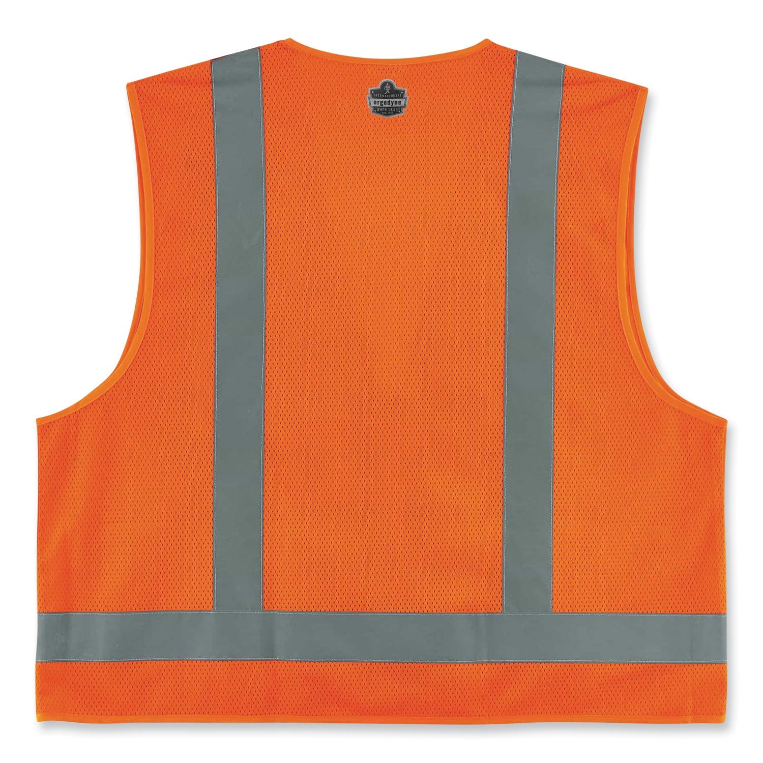 ergodyne® GloWear 8249Z Class 2 Economy Surveyors Zipper Vest, Polyester, X-Small, Orange