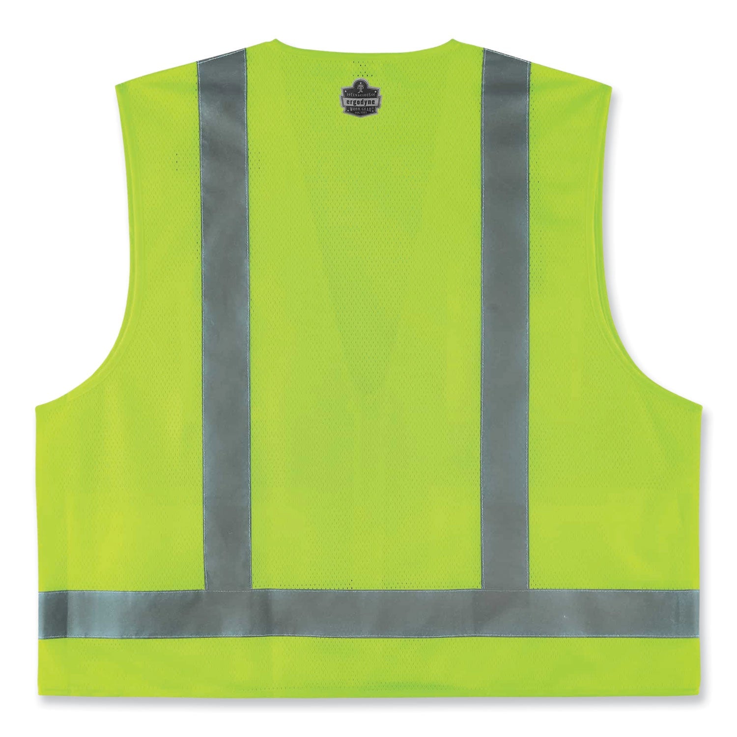 ergodyne® GloWear 8249Z Class 2 Economy Surveyors Zipper Vest, Polyester, Small/Medium, Lime