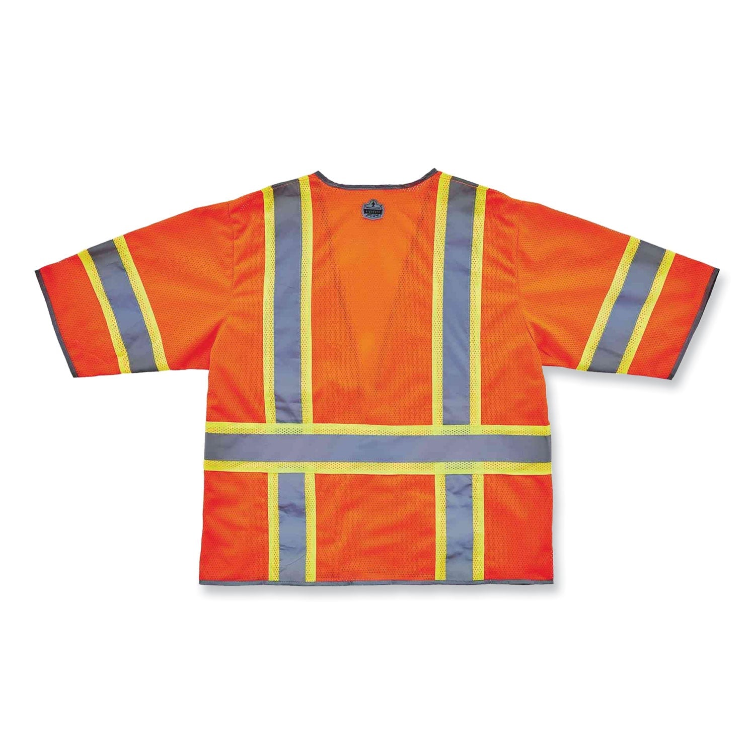 ergodyne® GloWear 8346Z Class 3 Two-Tone Hi-Vis Surveyor Zipper Vest, Small/Medium, Orange