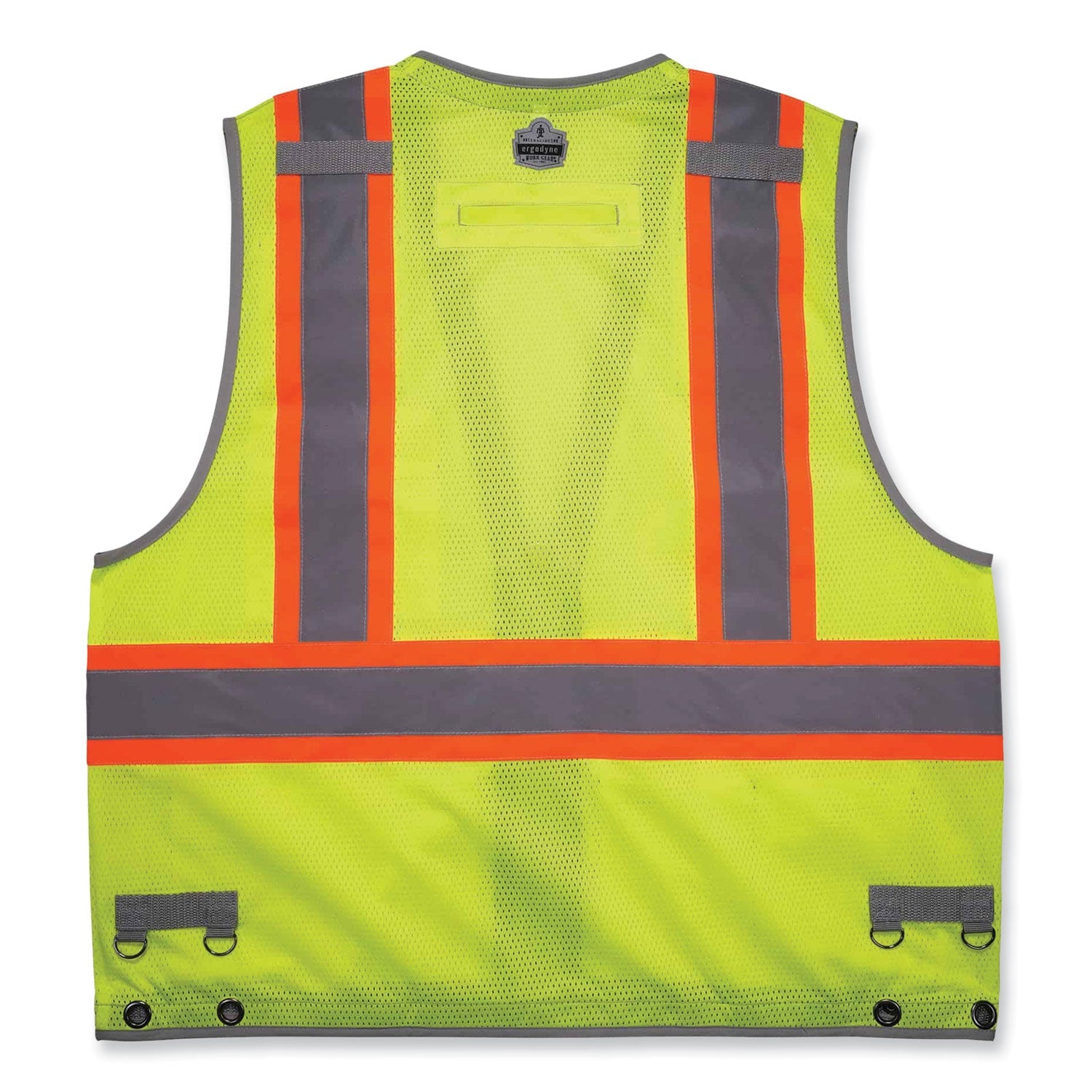 ergodyne® GloWear 8231TV Class 2 Hi-Vis Tool Tethering Safety Vest, Polyester, 2X-Large/3X-Large, Lime