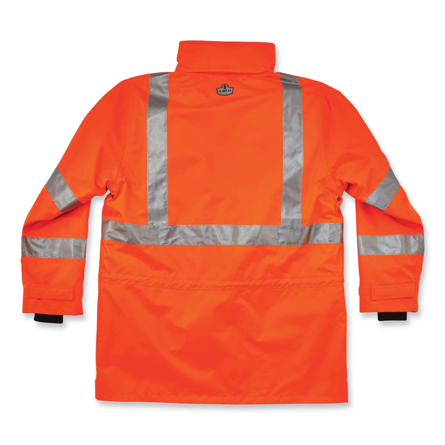 ergodyne® GloWear 8385 Class 3 Hi-Vis 4-in-1 Jacket, Small, Orange